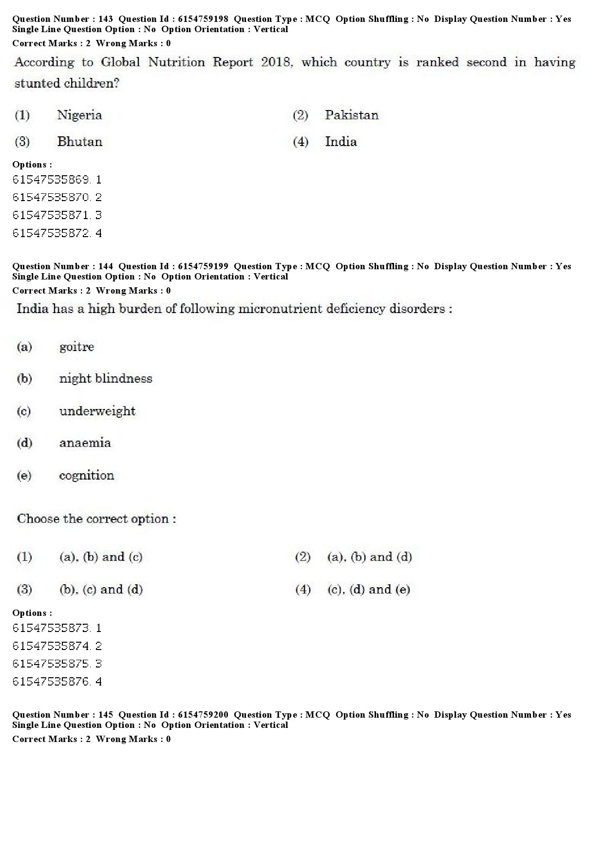 UGC NET Home Science Question Paper December 2019 175