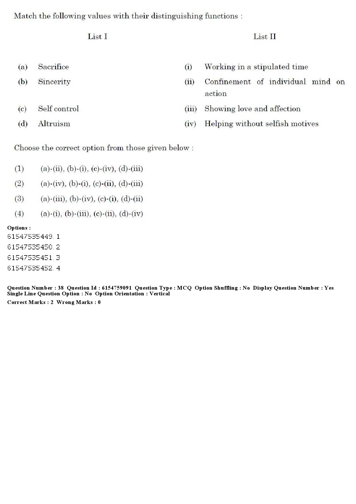 UGC NET Home Science Question Paper December 2019 39