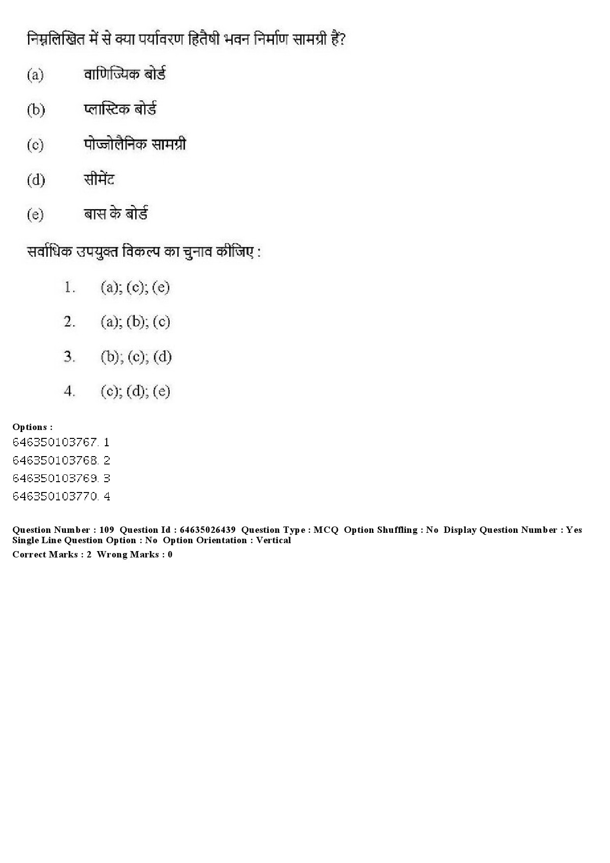 UGC NET Home Science Question Paper June 2019 106