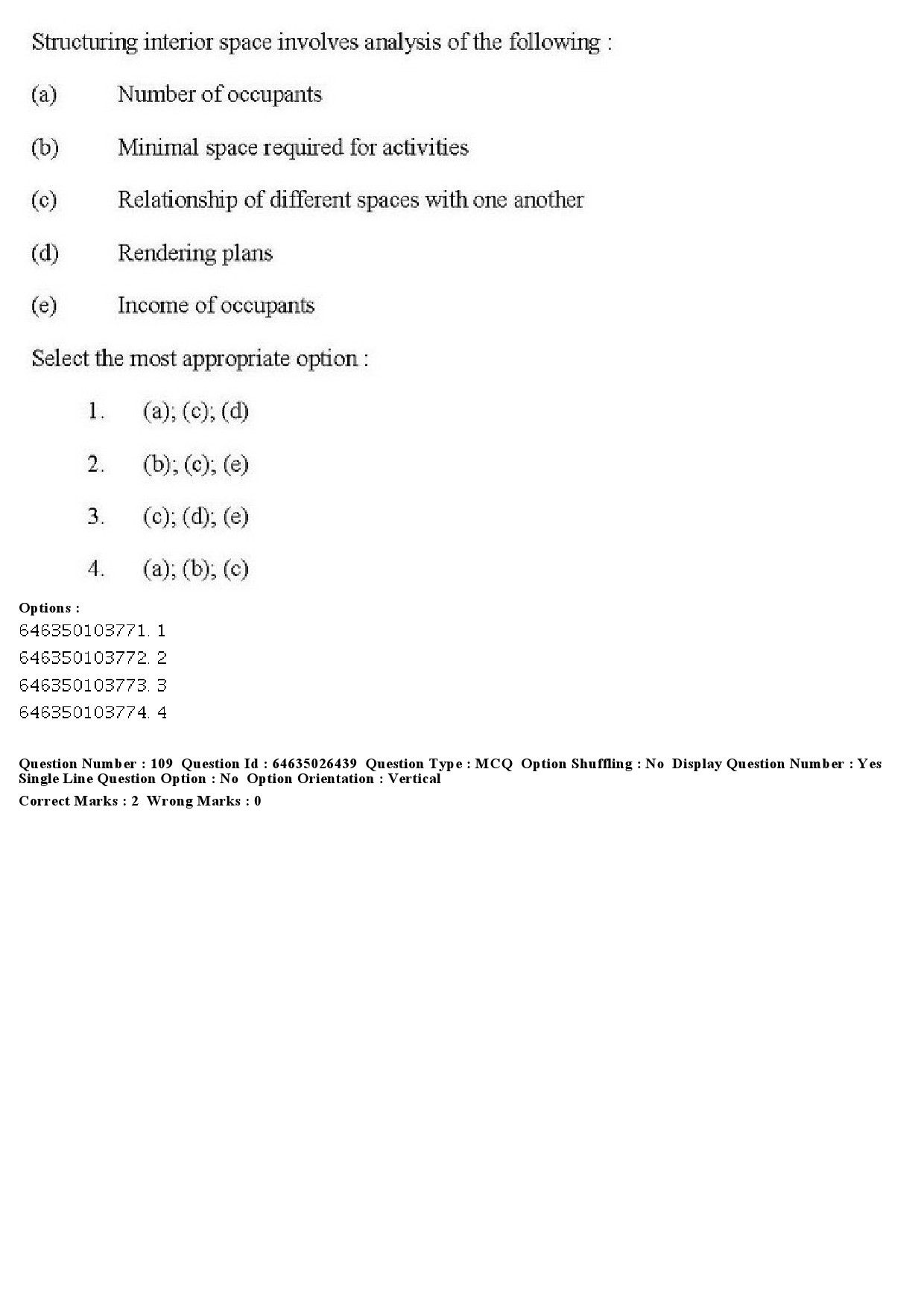 UGC NET Home Science Question Paper June 2019 107