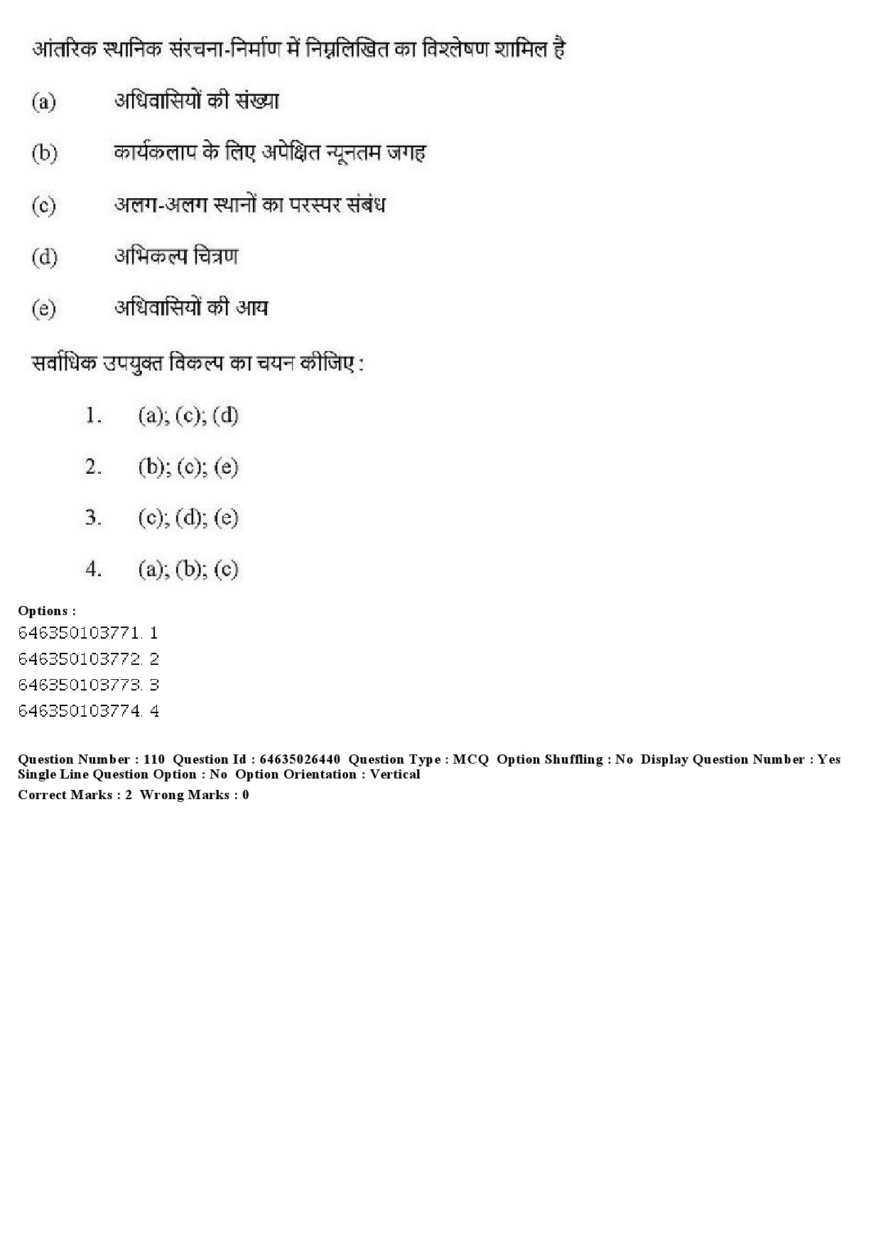 UGC NET Home Science Question Paper June 2019 108