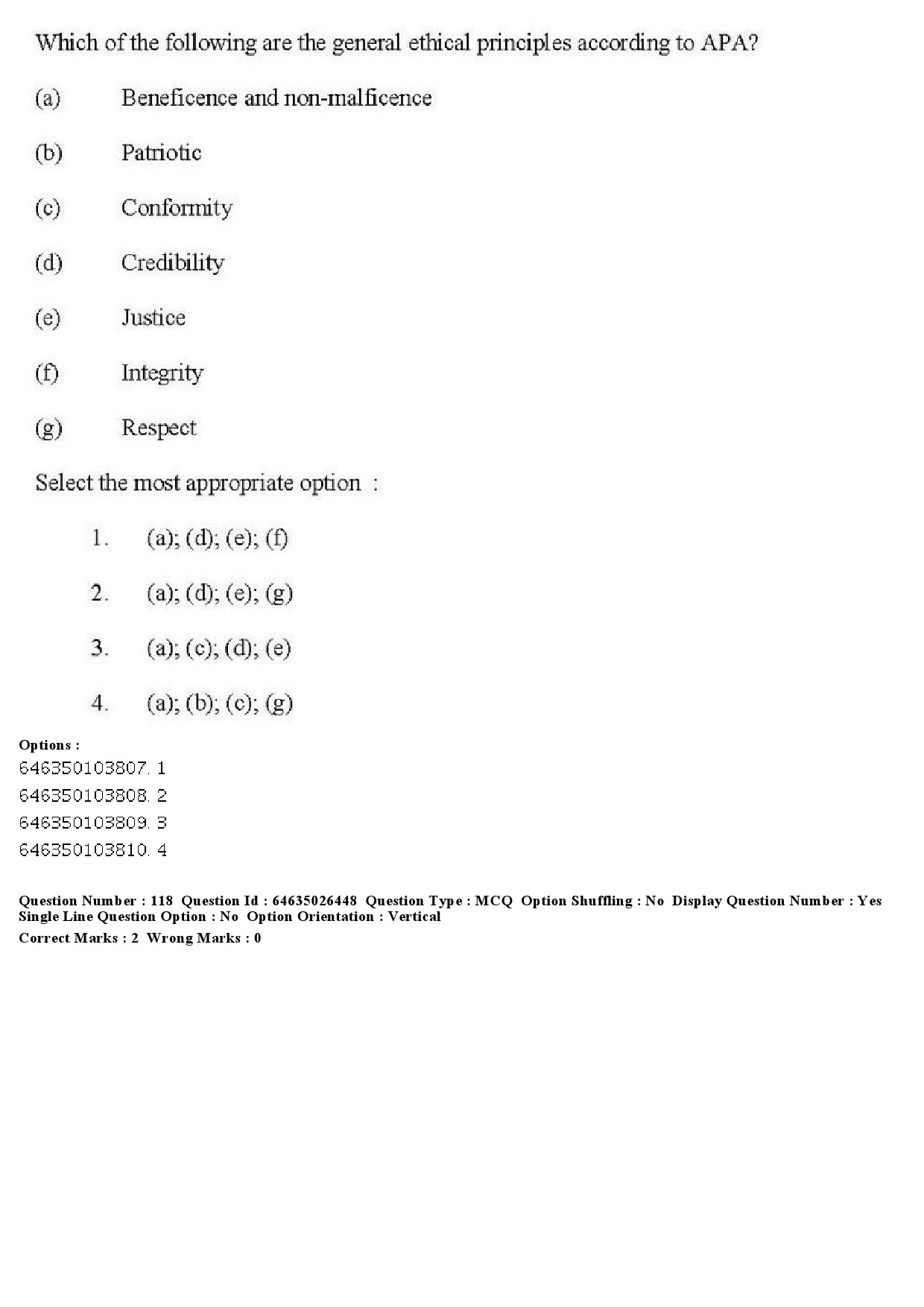 UGC NET Home Science Question Paper June 2019 125