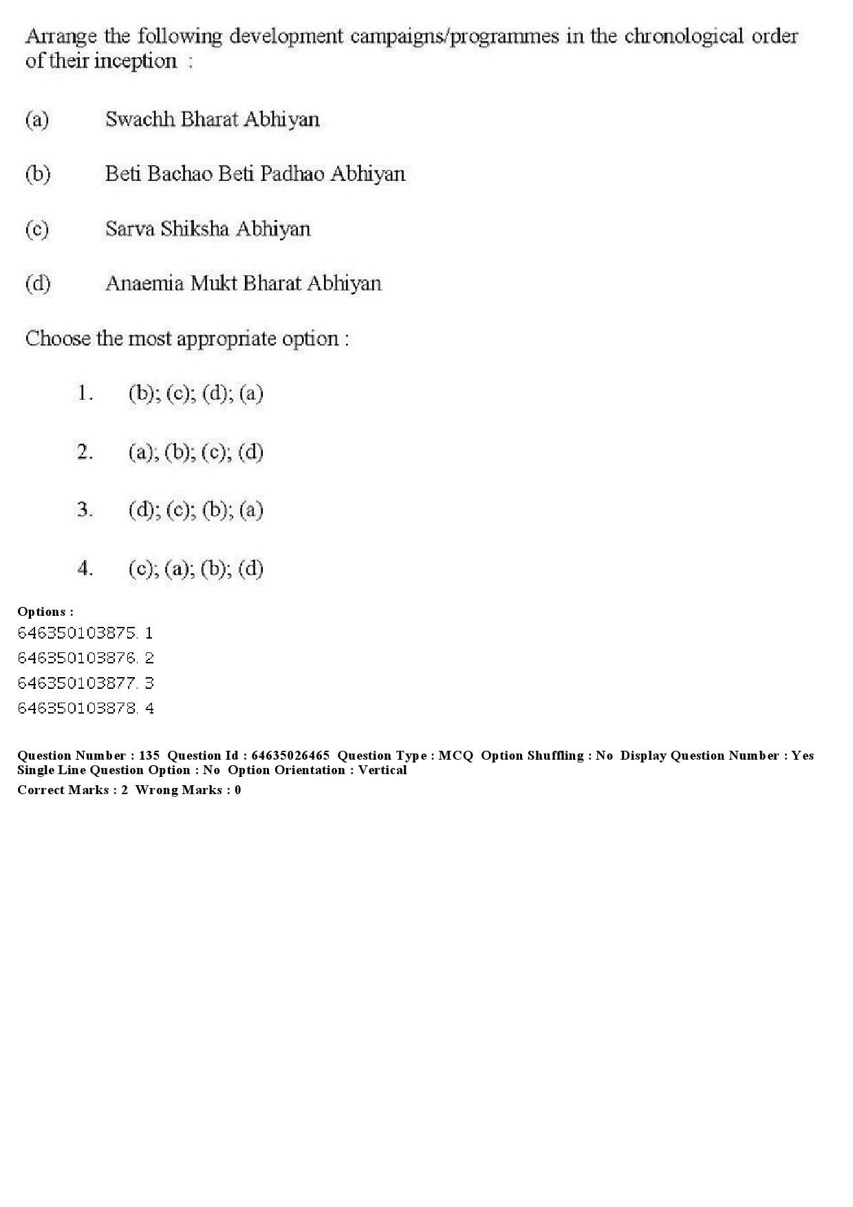 UGC NET Home Science Question Paper June 2019 148