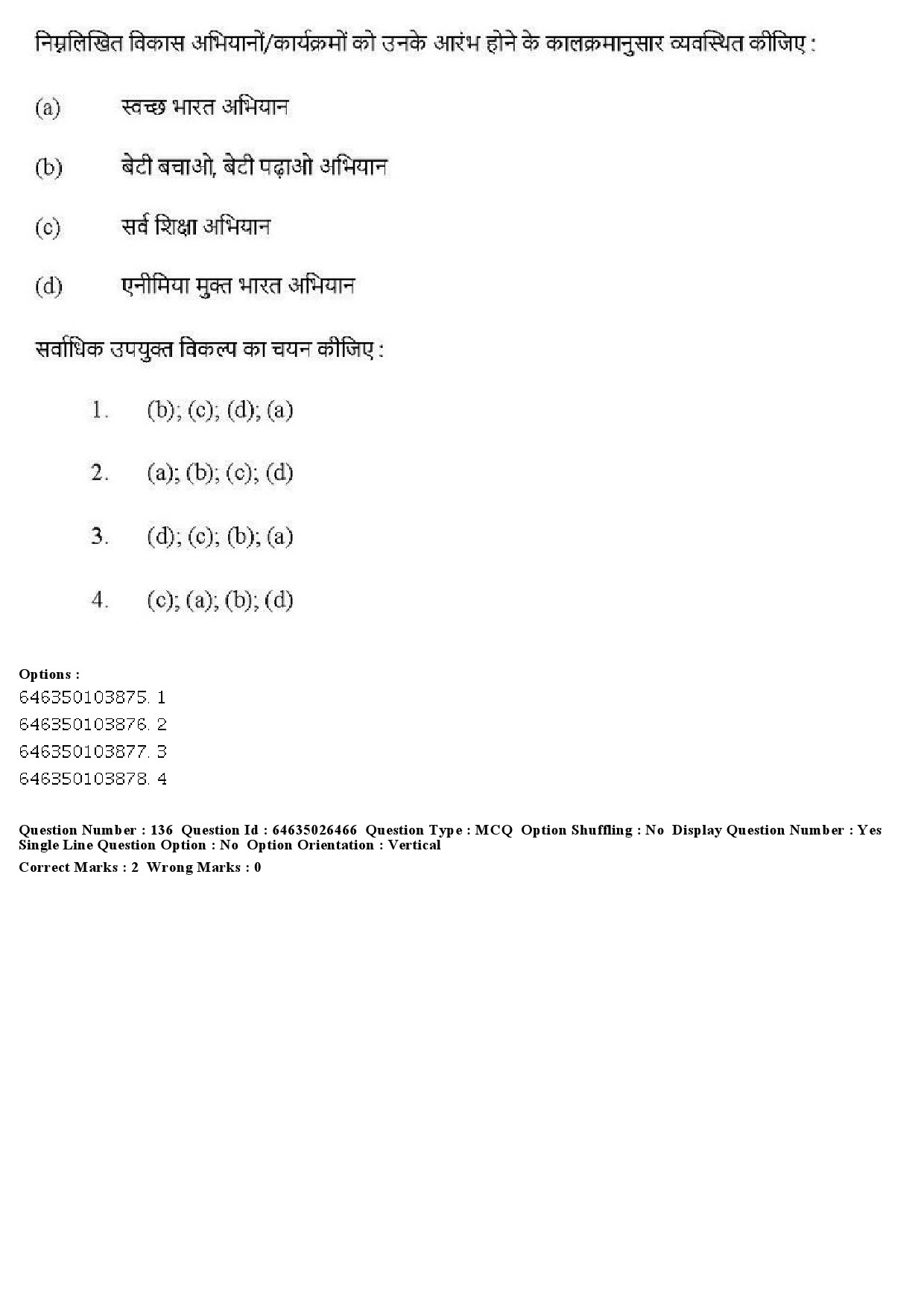 UGC NET Home Science Question Paper June 2019 149