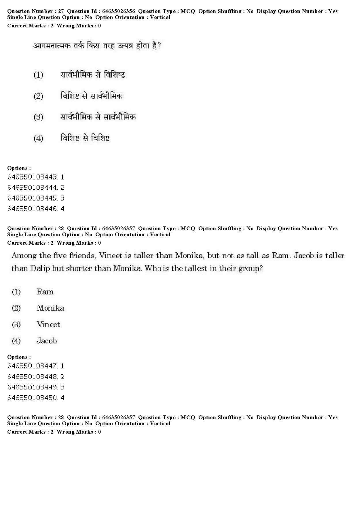 UGC NET Home Science Question Paper June 2019 22