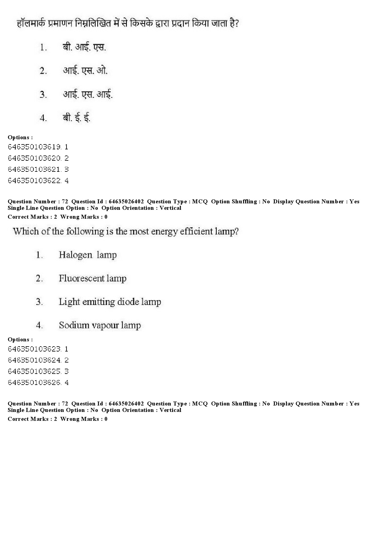 UGC NET Home Science Question Paper June 2019 61