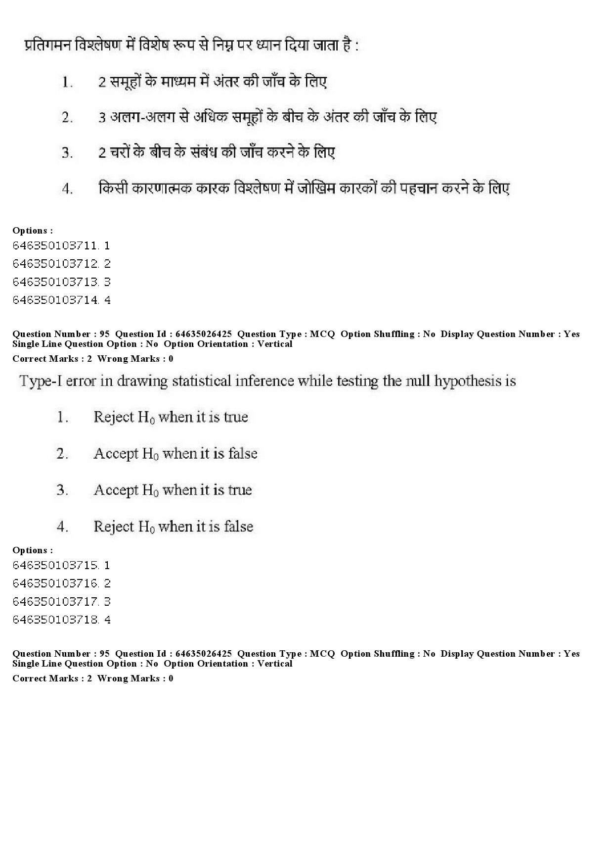 UGC NET Home Science Question Paper June 2019 84