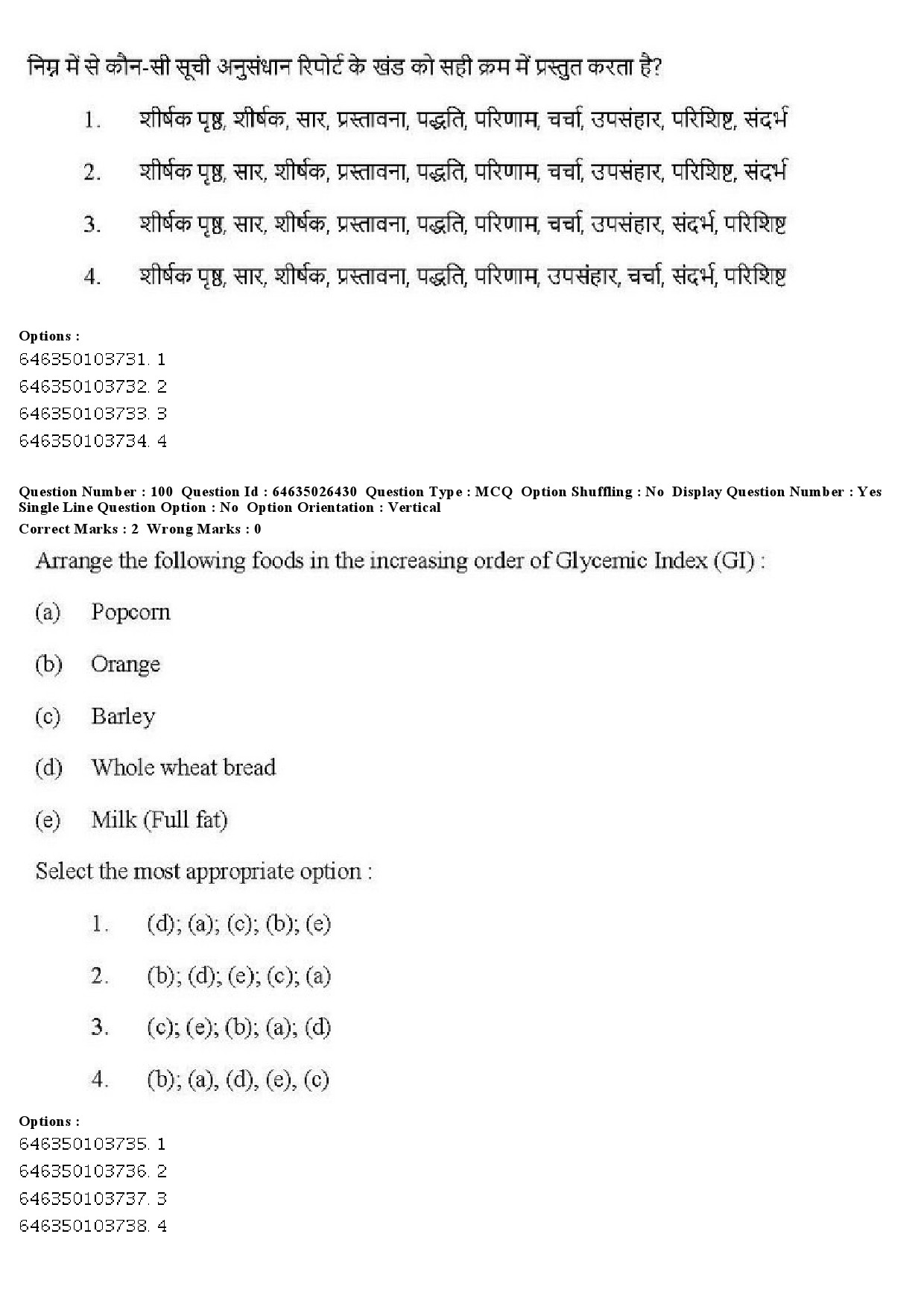 UGC NET Home Science Question Paper June 2019 89