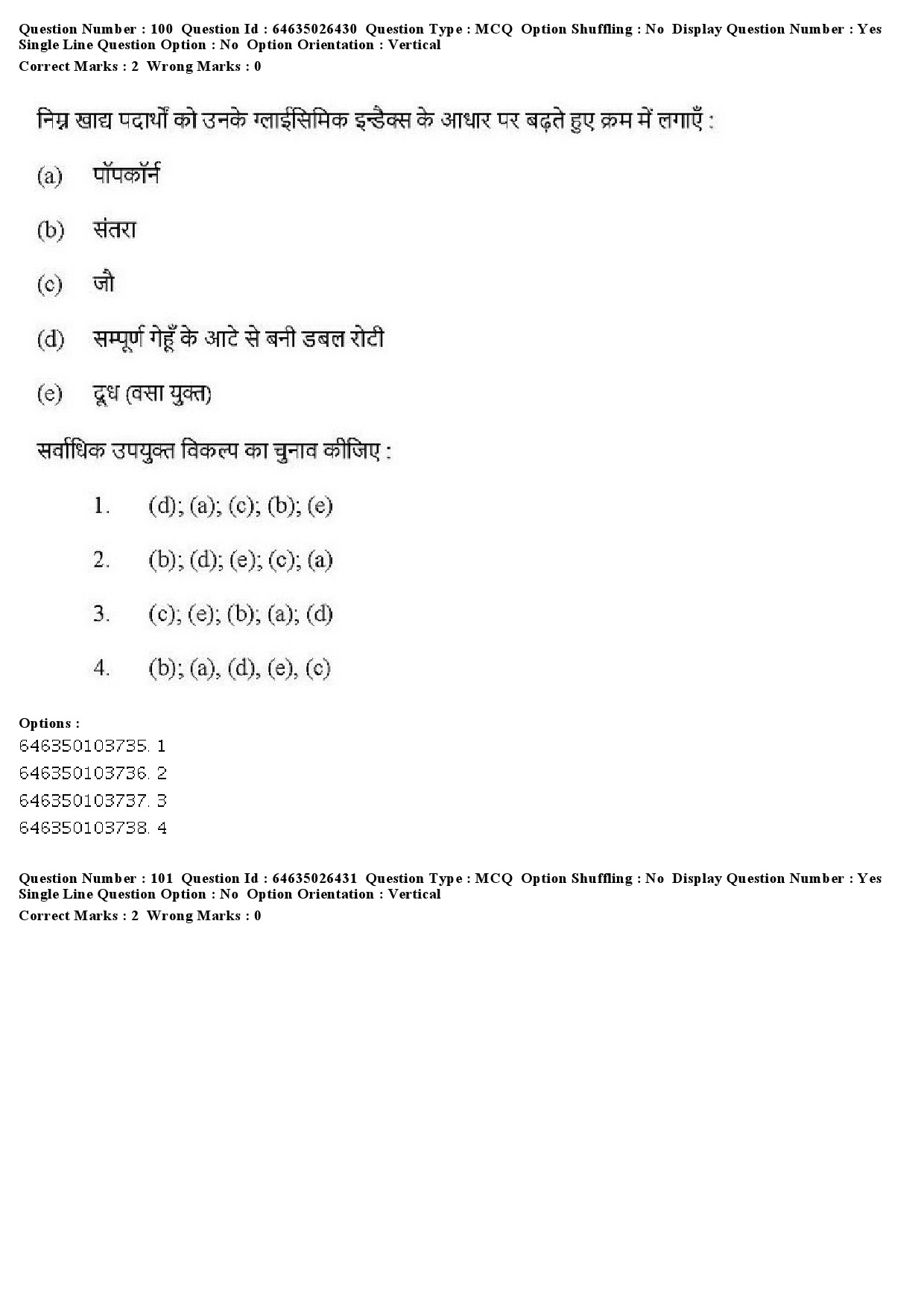 UGC NET Home Science Question Paper June 2019 90