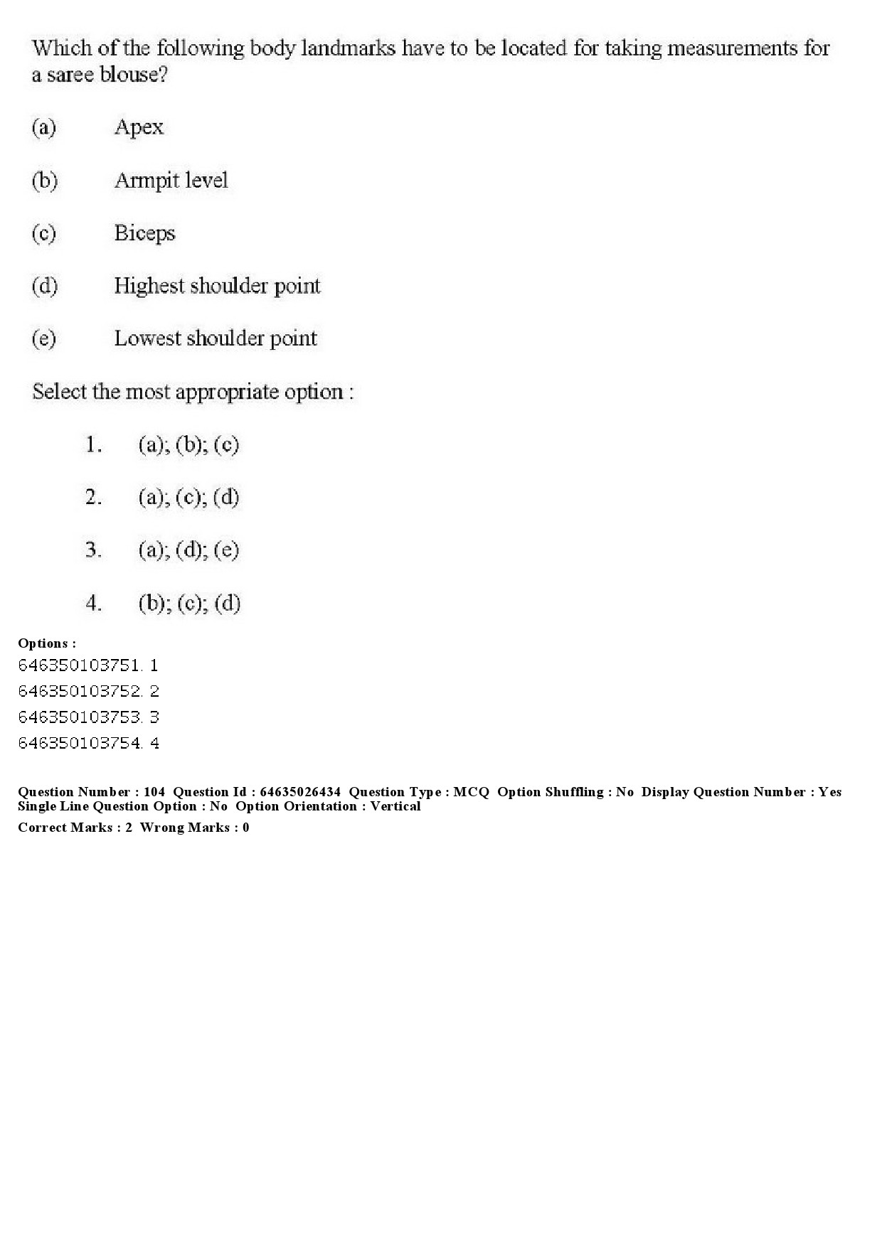 UGC NET Home Science Question Paper June 2019 97