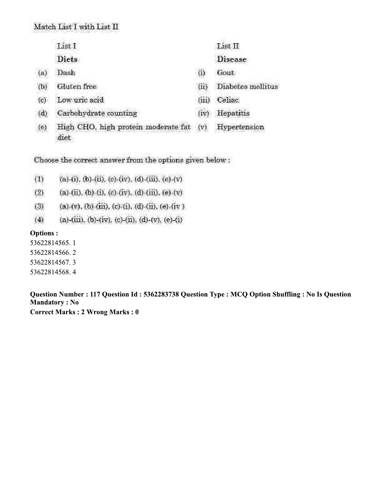 UGC NET Home Science Question Paper September 2020 110