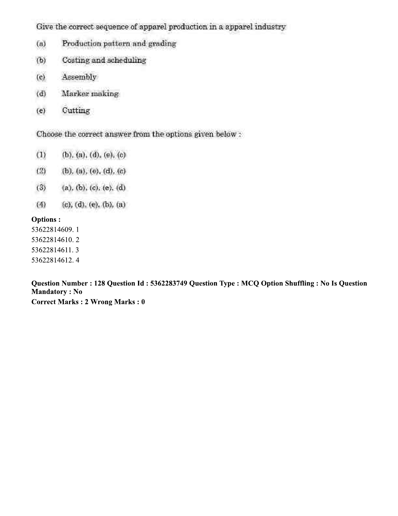 UGC NET Home Science Question Paper September 2020 132