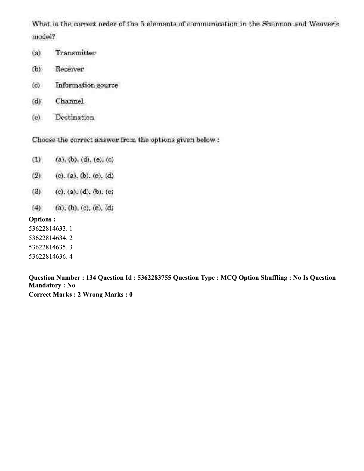 UGC NET Home Science Question Paper September 2020 144