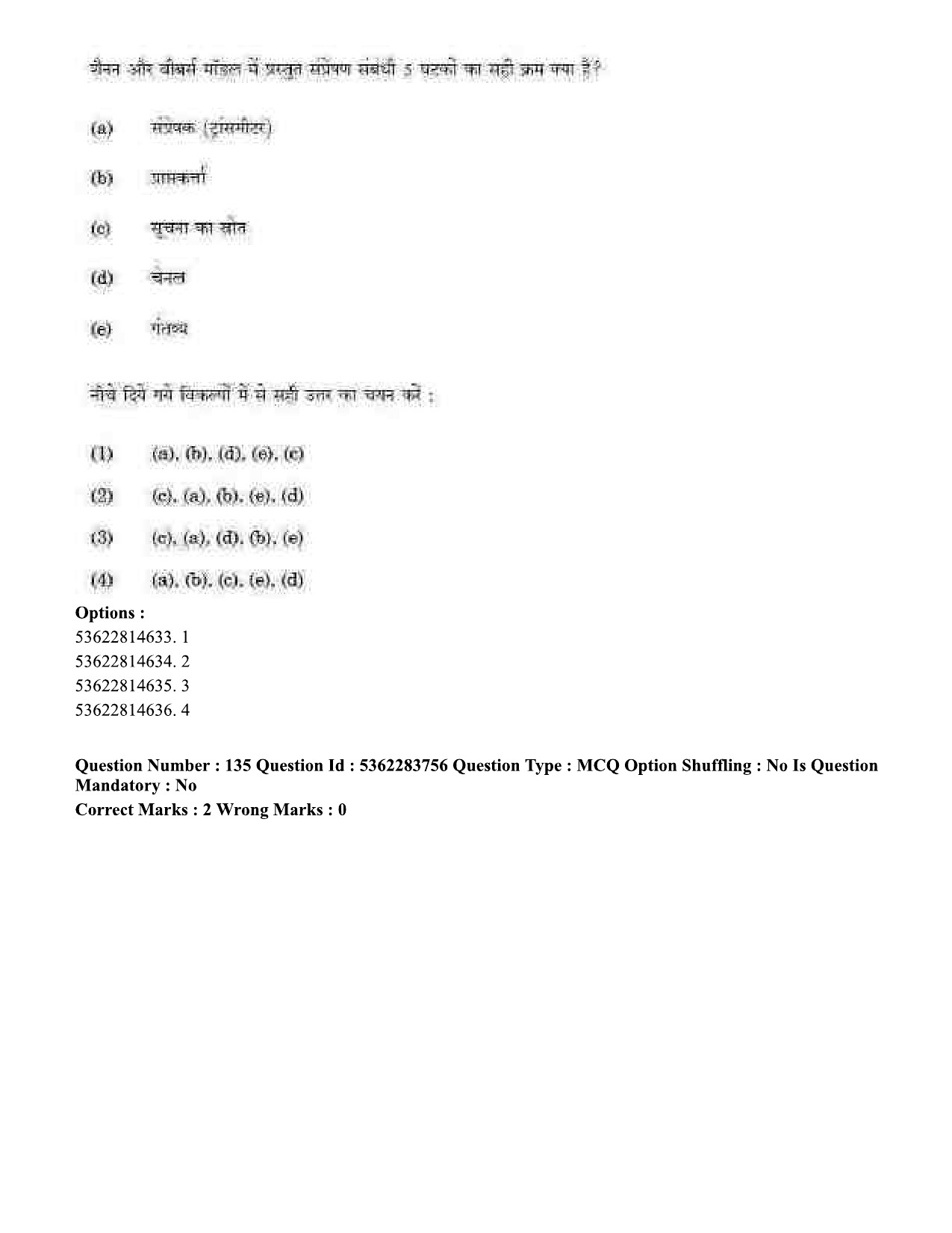 UGC NET Home Science Question Paper September 2020 145