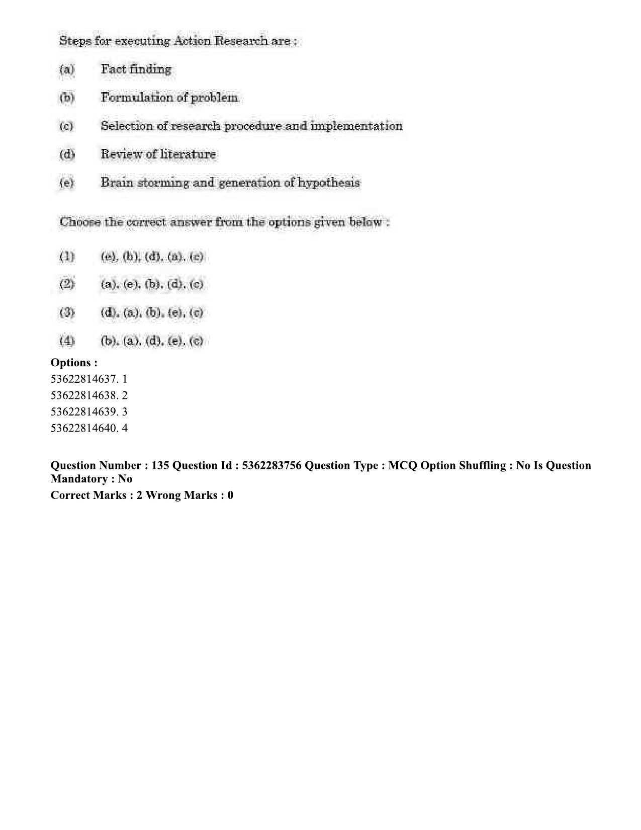 UGC NET Home Science Question Paper September 2020 146