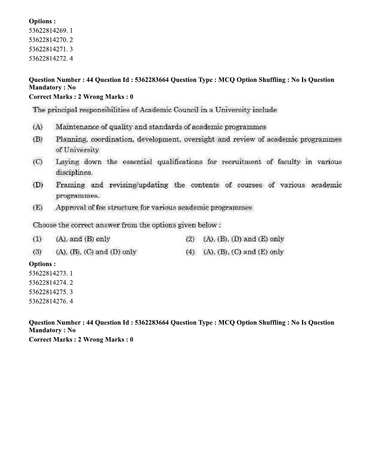 UGC NET Home Science Question Paper September 2020 49