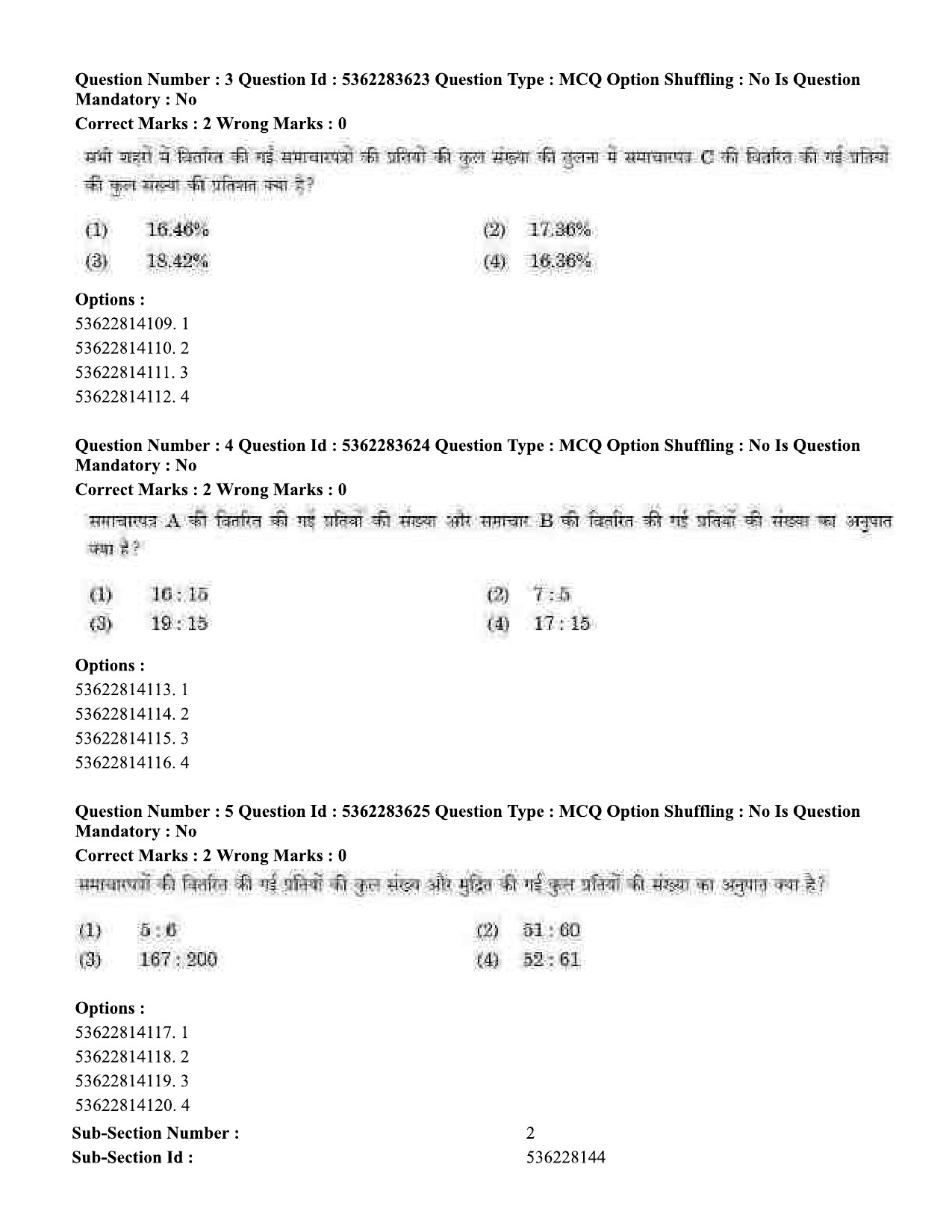 UGC NET Home Science Question Paper September 2020 5