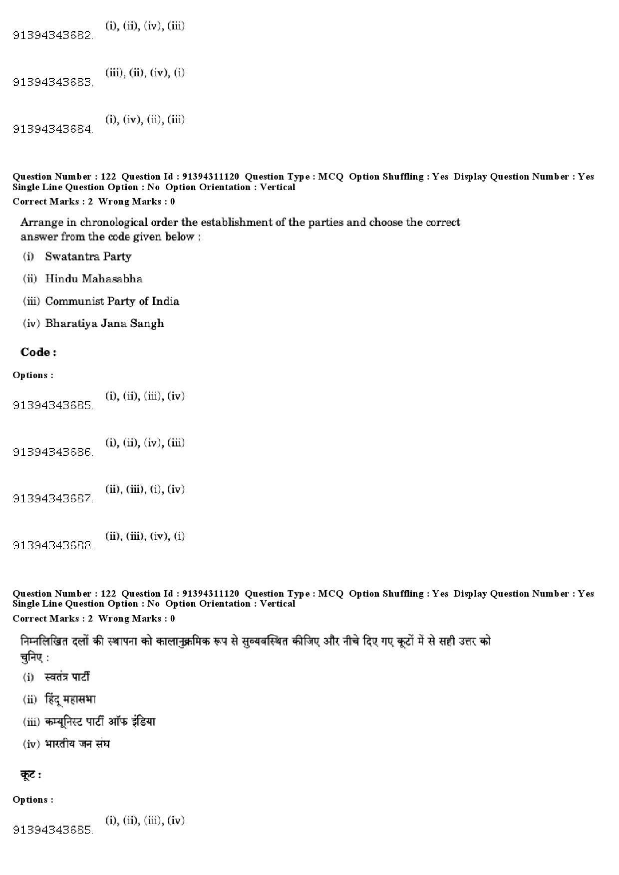 UGC NET Human Rights and Duties Question Paper December 2018 105