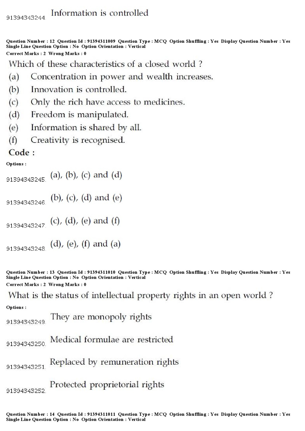 UGC NET Human Rights and Duties Question Paper December 2018 11