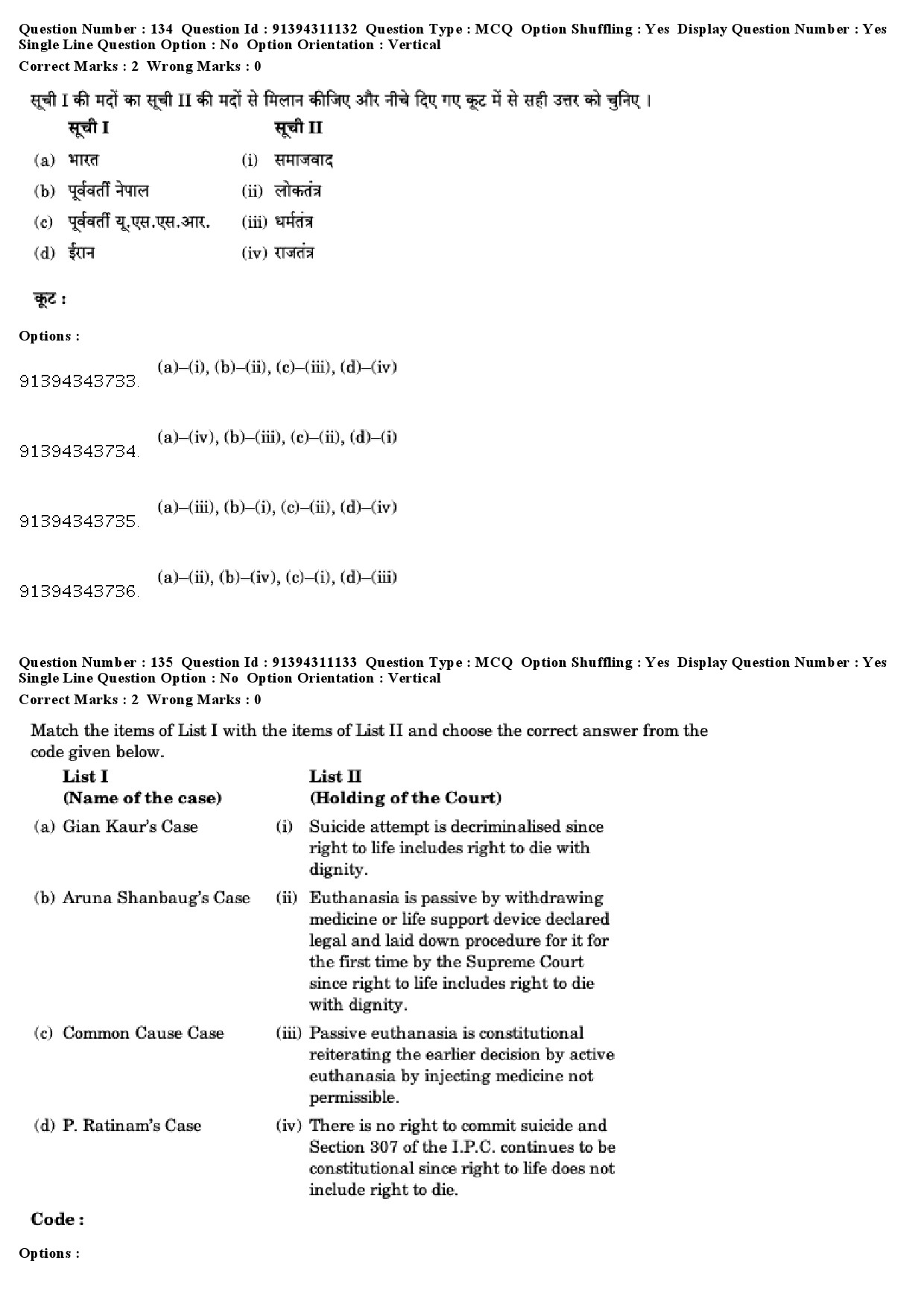 UGC NET Human Rights and Duties Question Paper December 2018 118