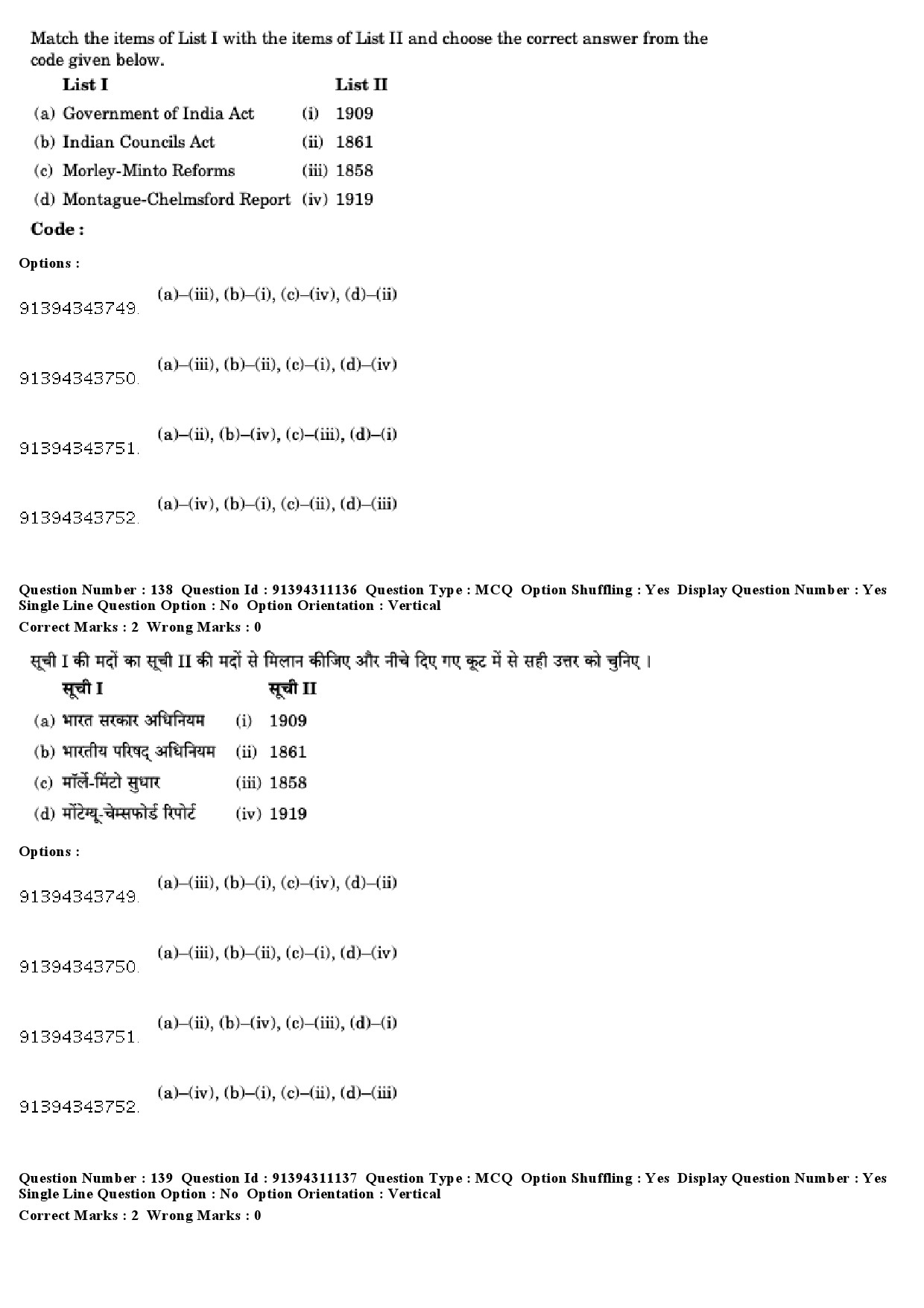 UGC NET Human Rights and Duties Question Paper December 2018 122