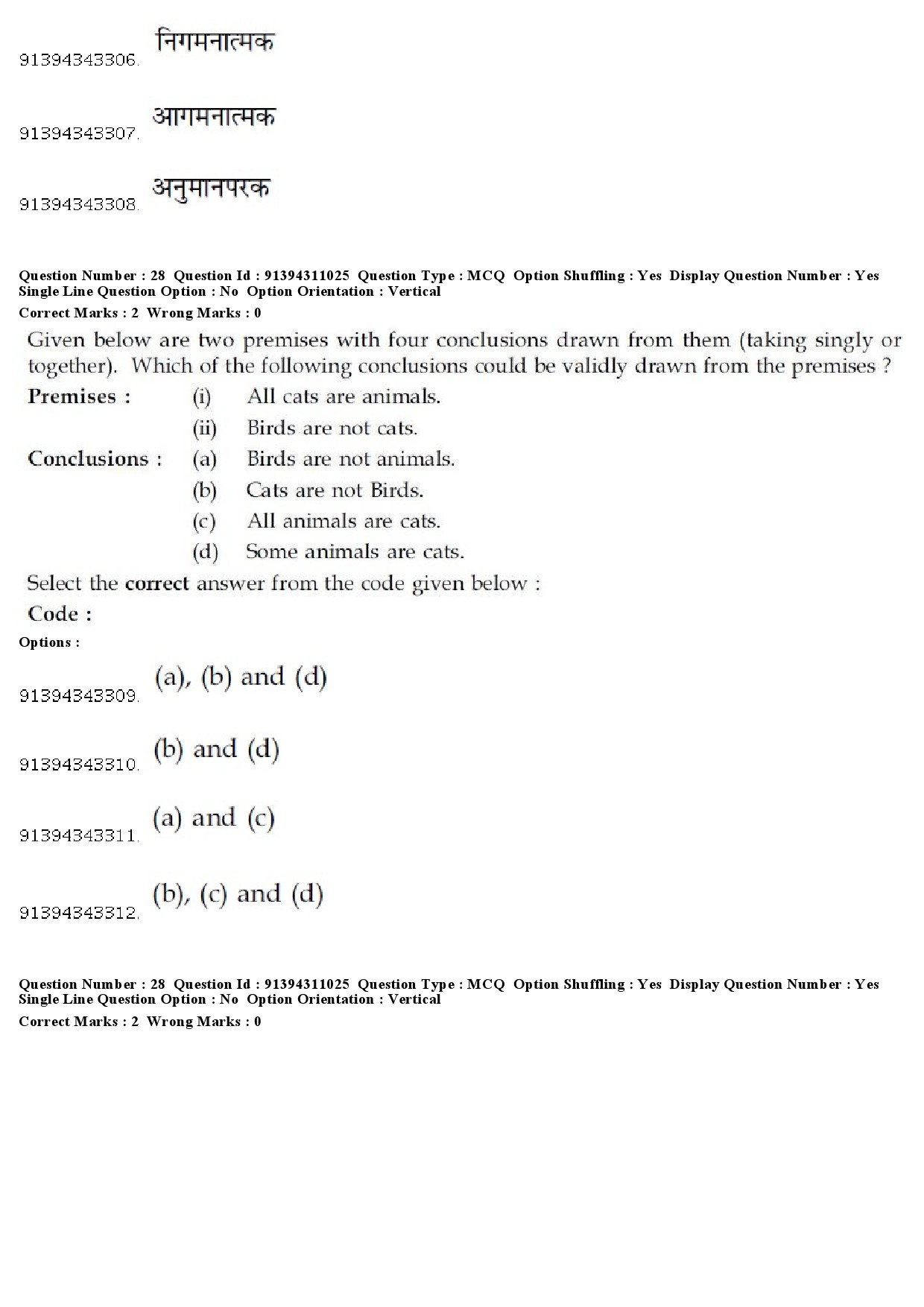 UGC NET Human Rights and Duties Question Paper December 2018 25