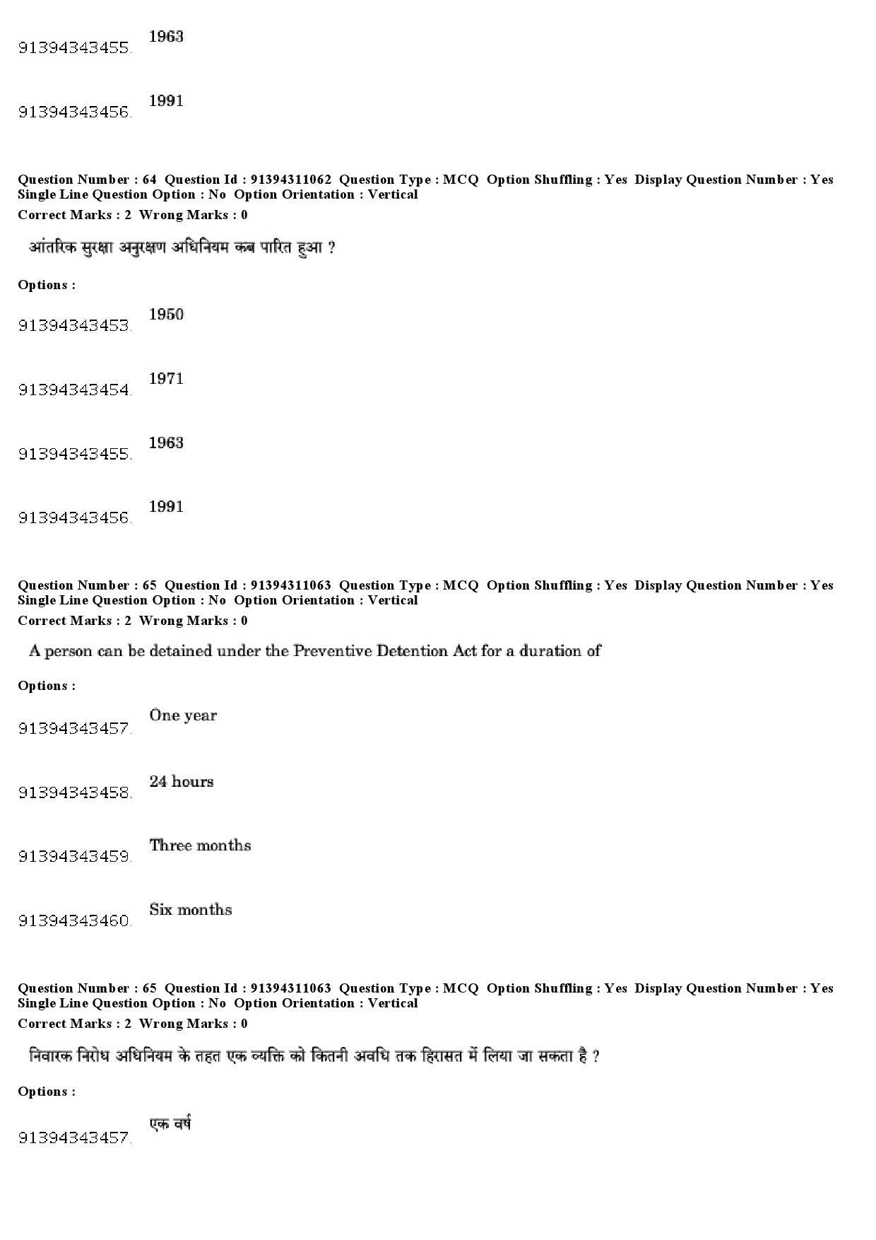 UGC NET Human Rights and Duties Question Paper December 2018 55