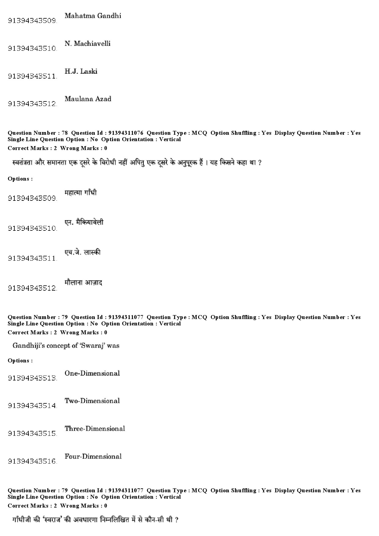 UGC NET Human Rights and Duties Question Paper December 2018 65