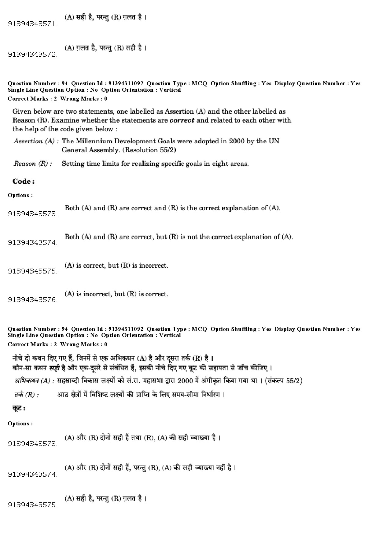 UGC NET Human Rights and Duties Question Paper December 2018 77