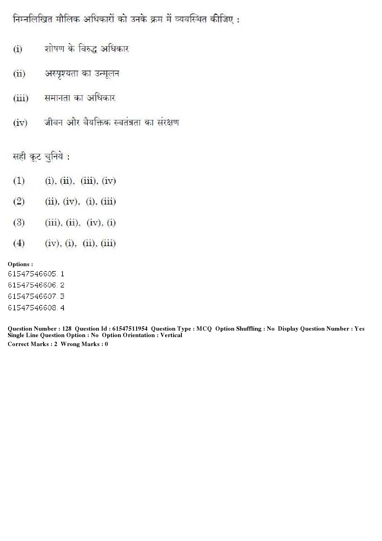 UGC NET Human Rights and Duties Question Paper December 2019 133