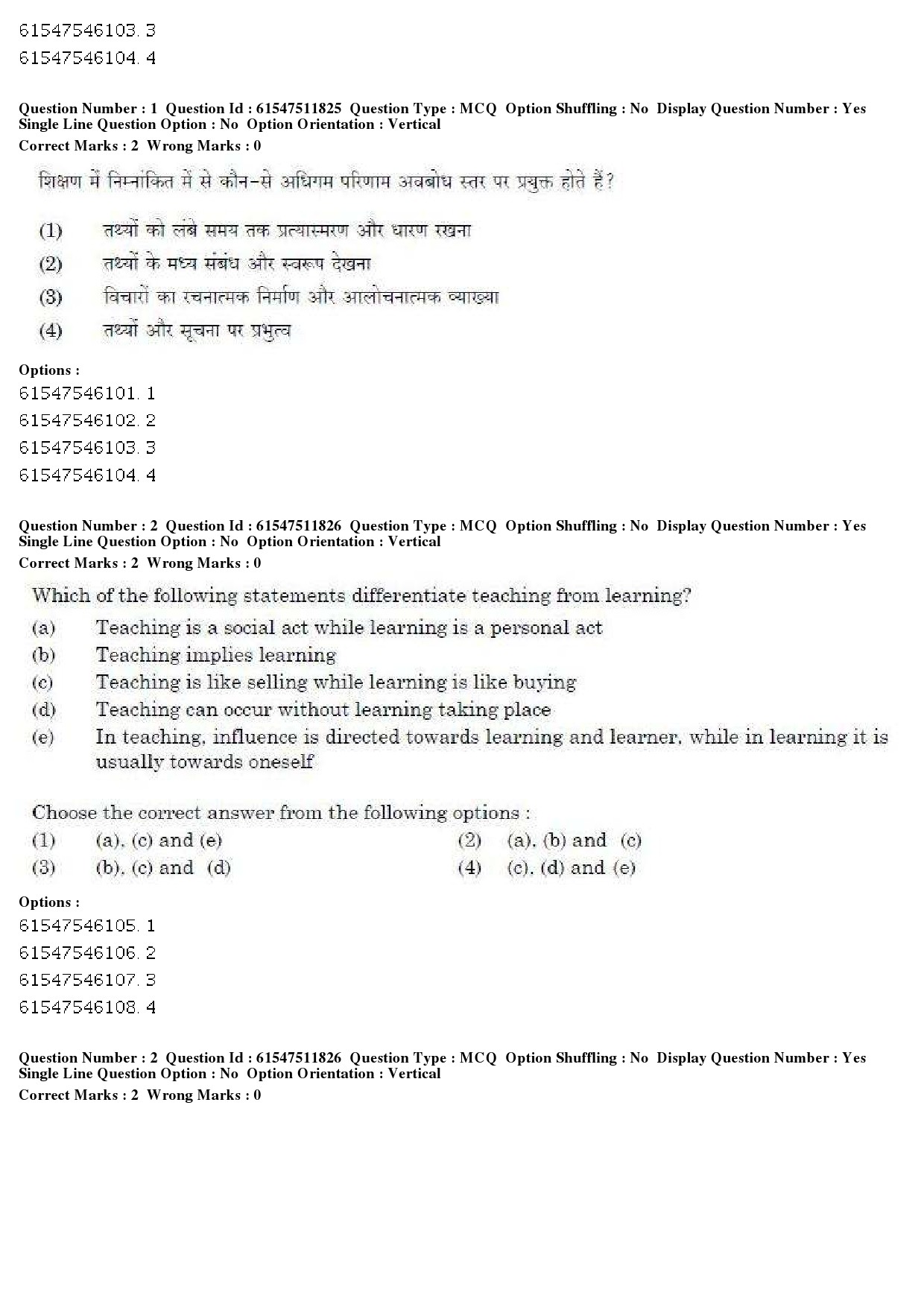 UGC NET Human Rights and Duties Question Paper December 2019 2