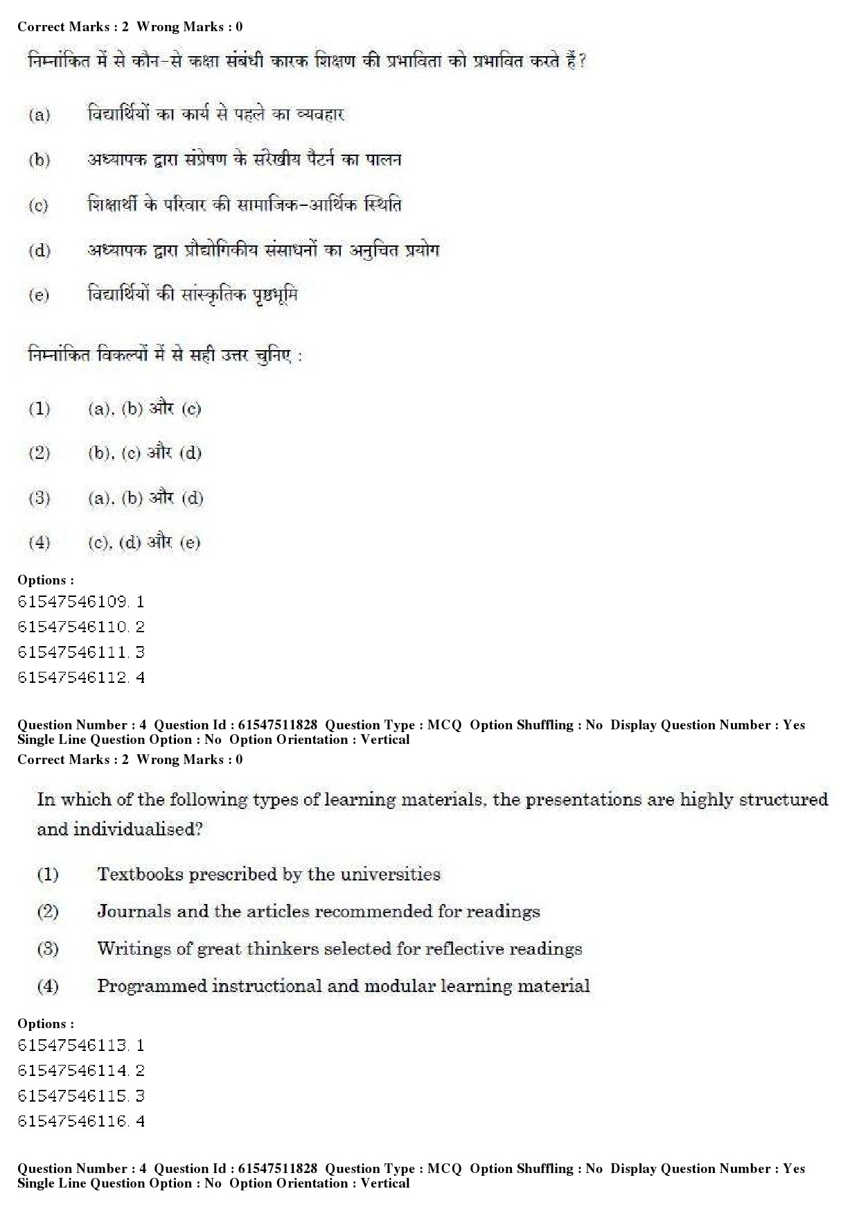 UGC NET Human Rights and Duties Question Paper December 2019 4