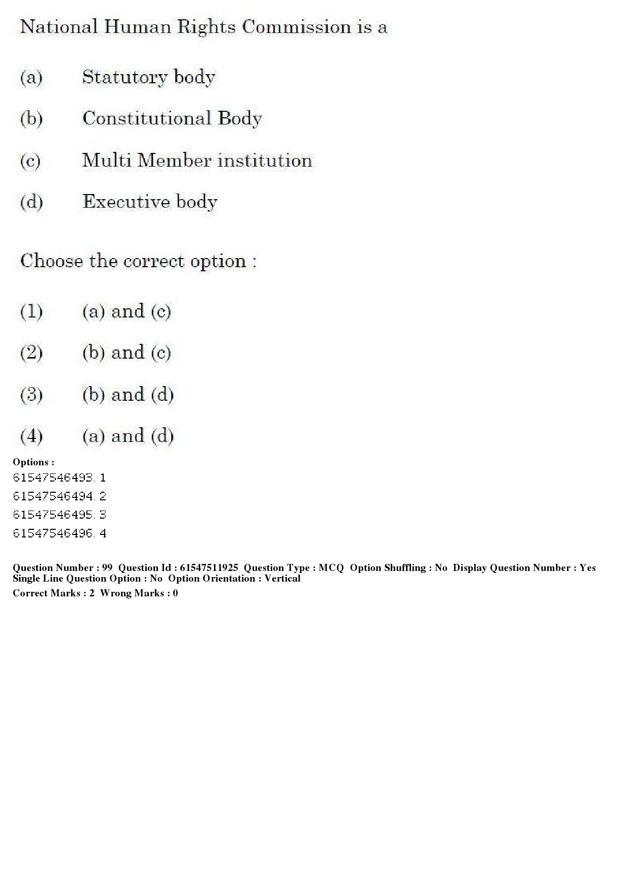 UGC NET Human Rights and Duties Question Paper December 2019 83