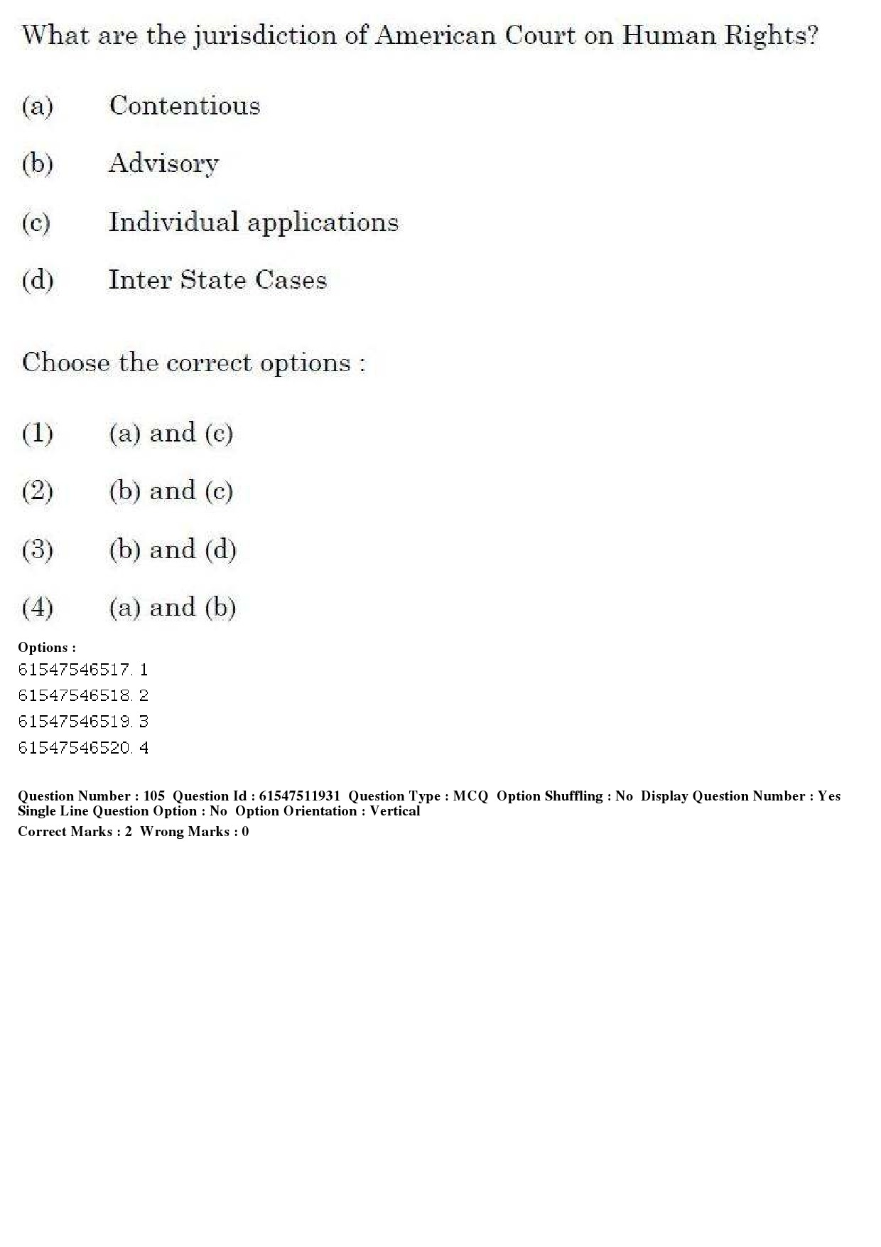 UGC NET Human Rights and Duties Question Paper December 2019 95