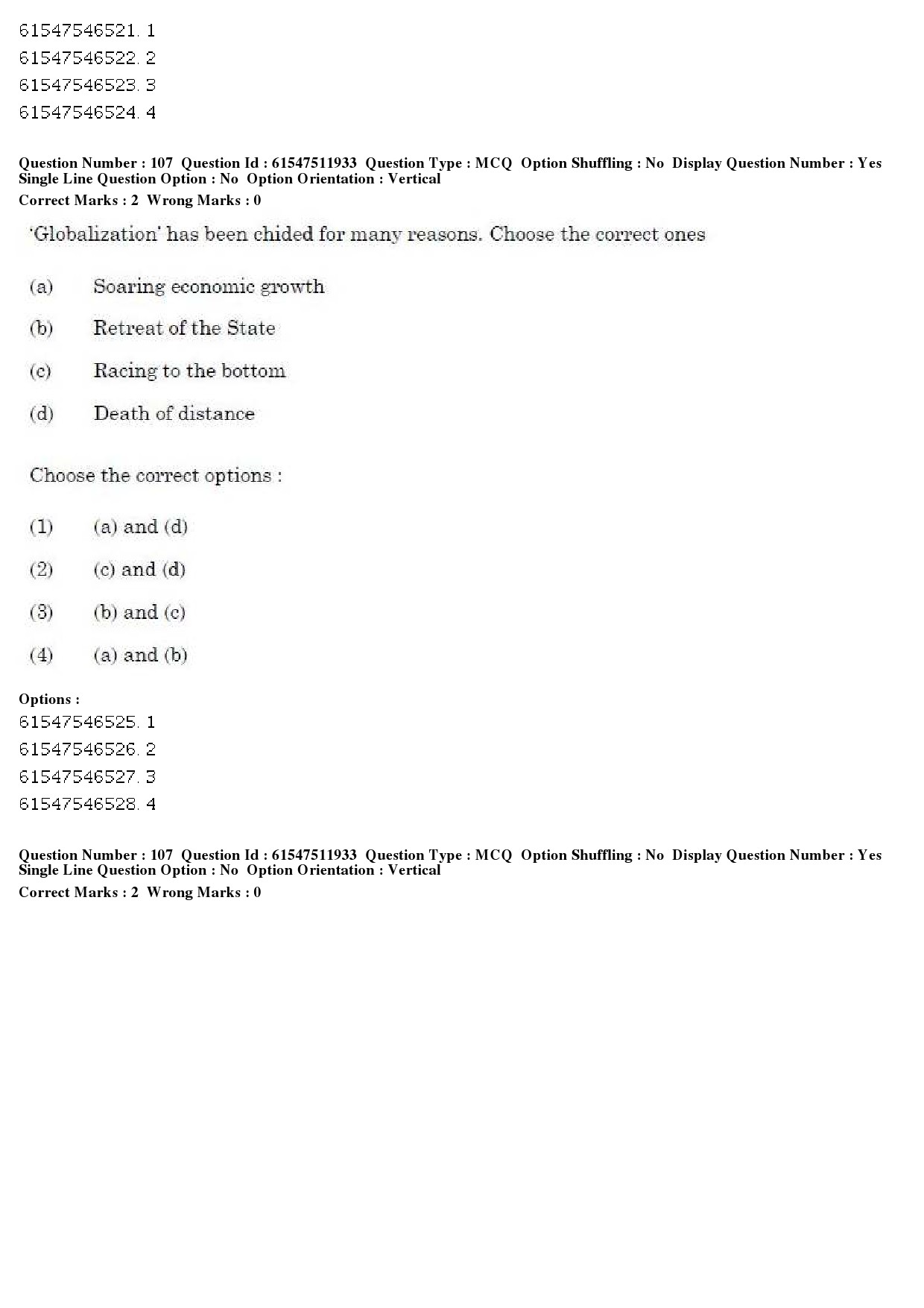 UGC NET Human Rights and Duties Question Paper December 2019 98