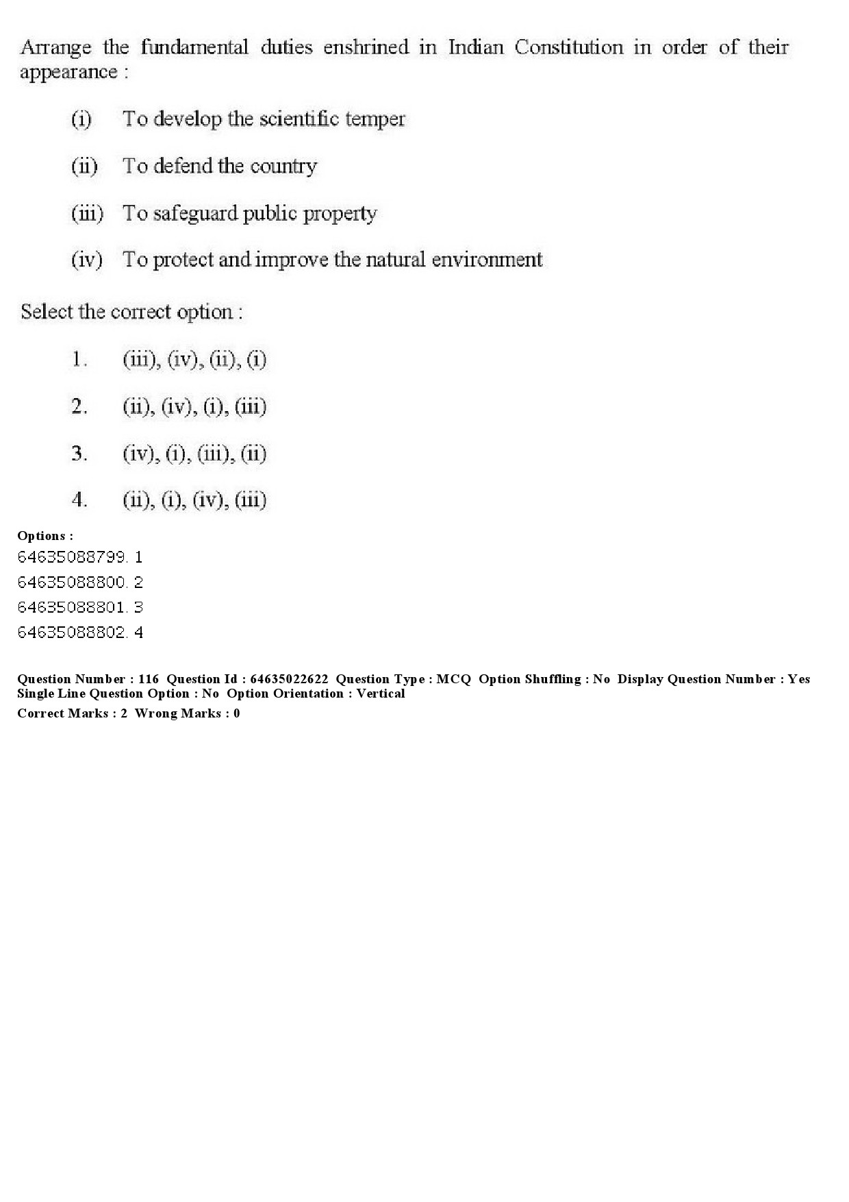 UGC NET Human Rights and Duties Question Paper June 2019 109