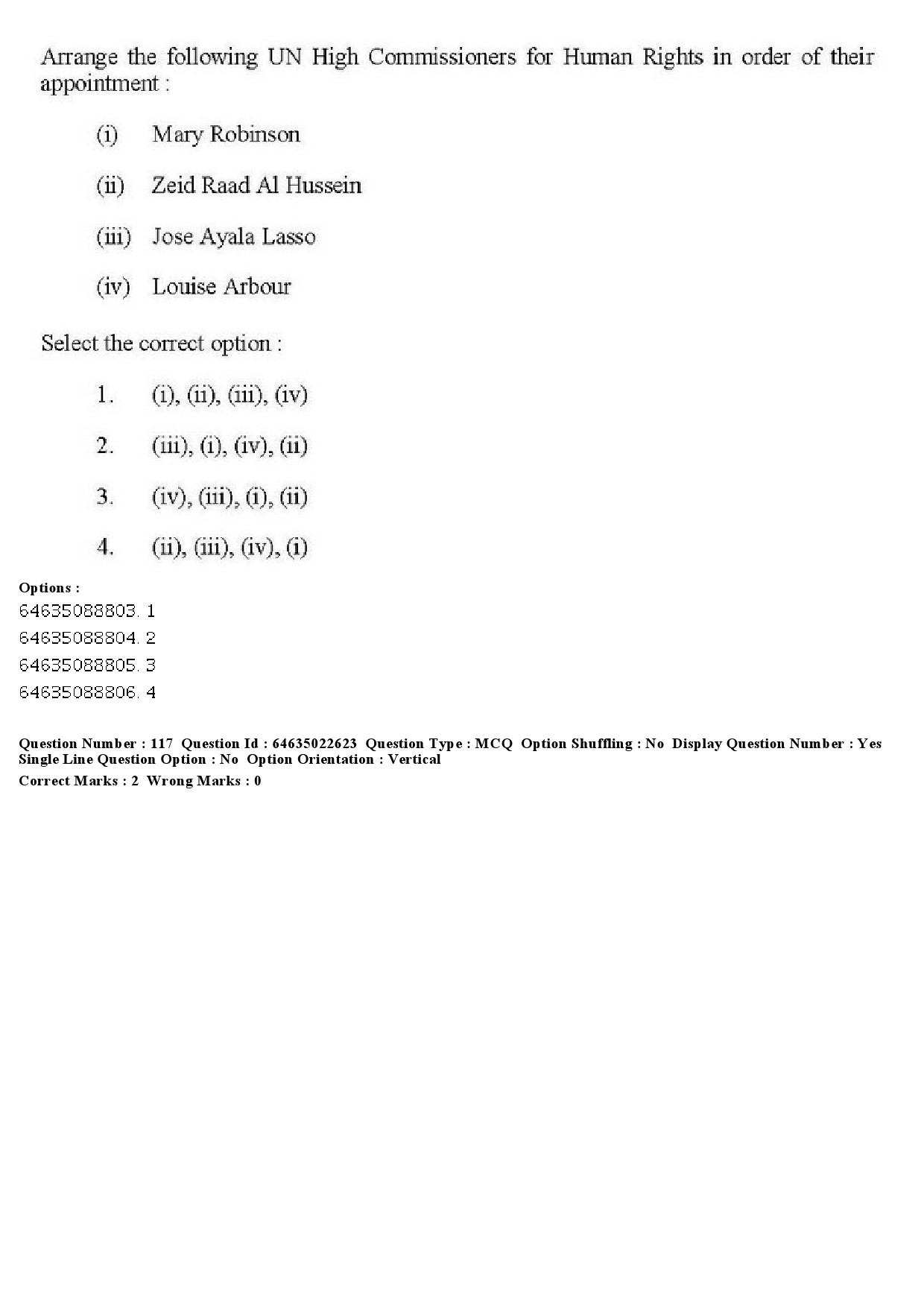 UGC NET Human Rights and Duties Question Paper June 2019 111