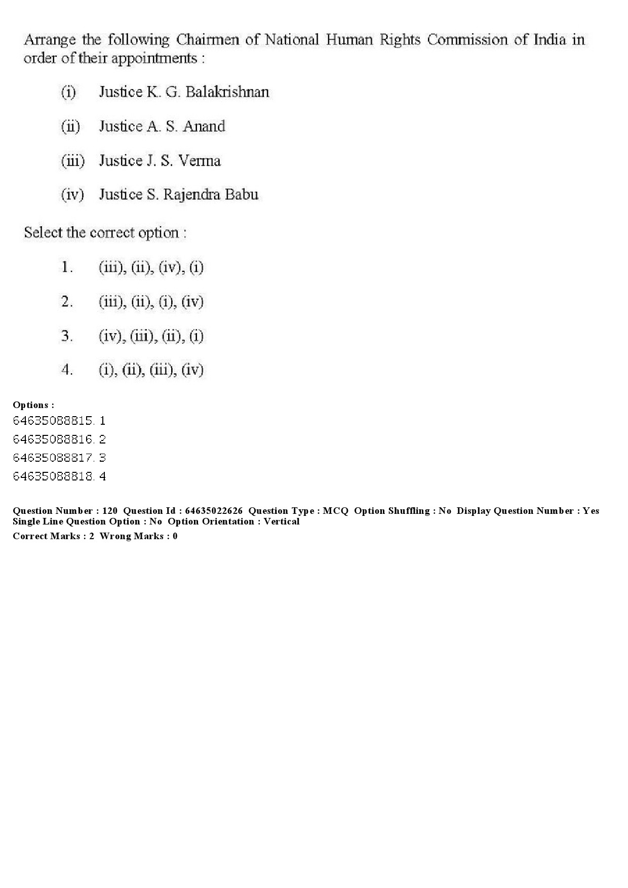 UGC NET Human Rights and Duties Question Paper June 2019 117