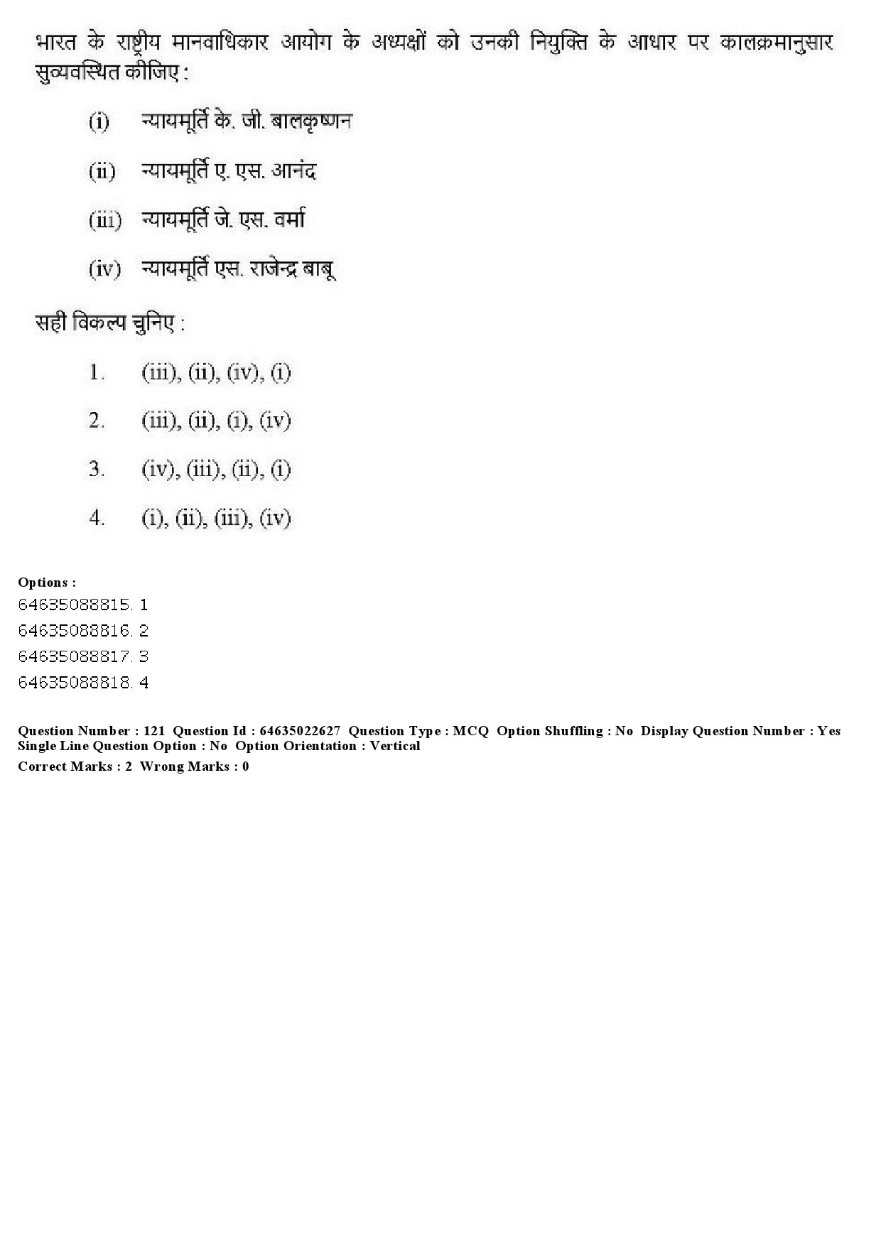 UGC NET Human Rights and Duties Question Paper June 2019 118