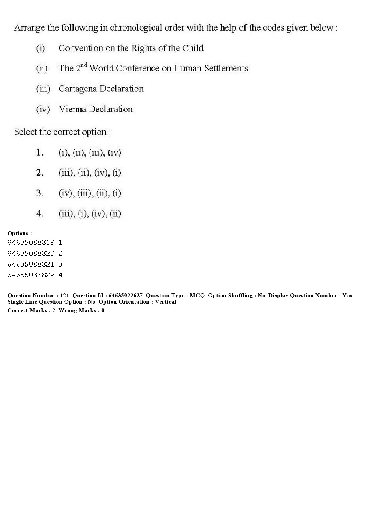 UGC NET Human Rights and Duties Question Paper June 2019 119