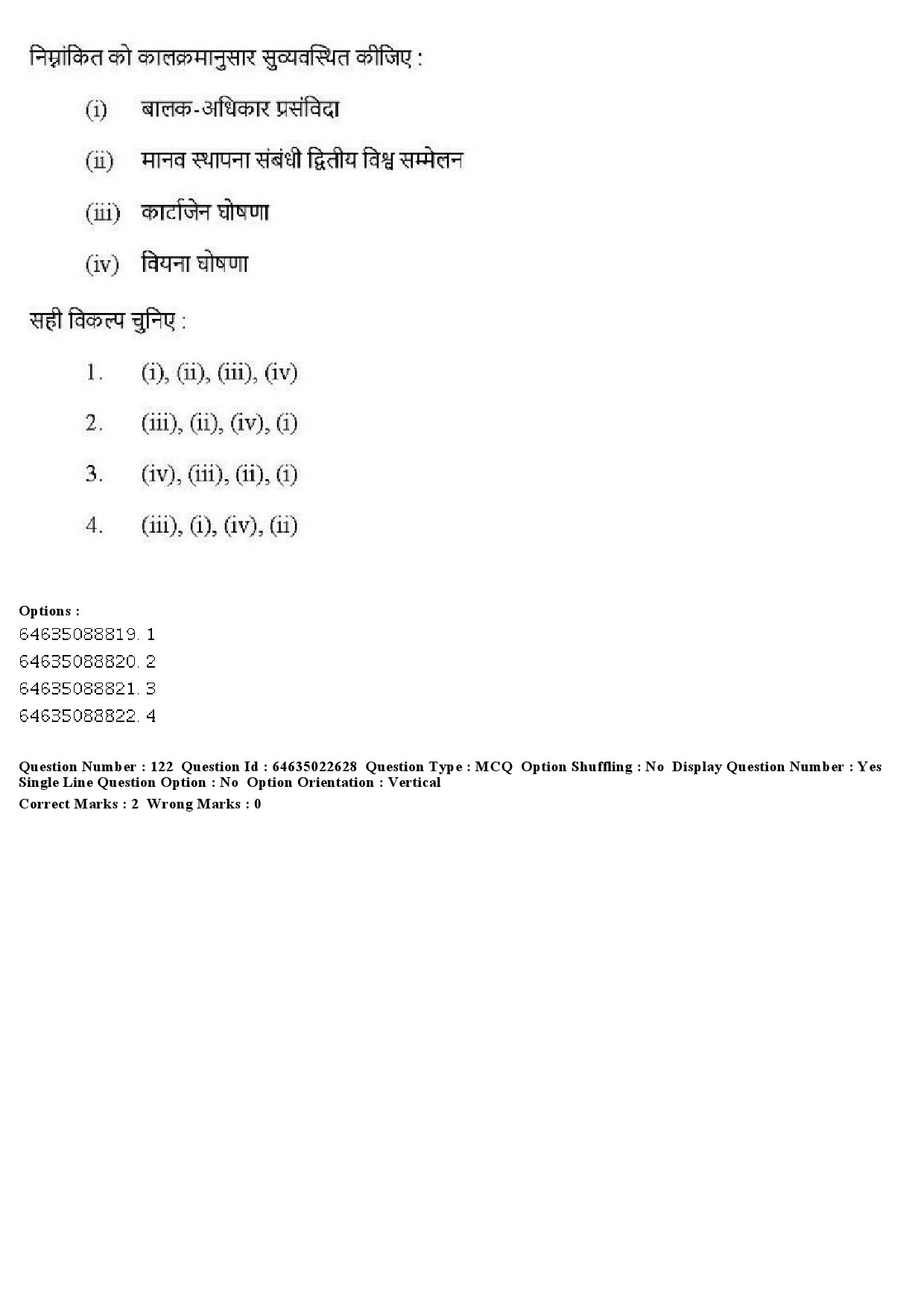 UGC NET Human Rights and Duties Question Paper June 2019 120