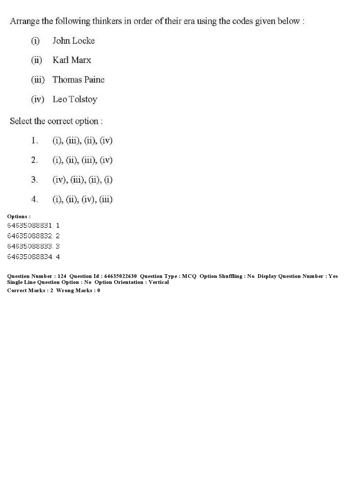 UGC NET Human Rights and Duties Question Paper June 2019 125