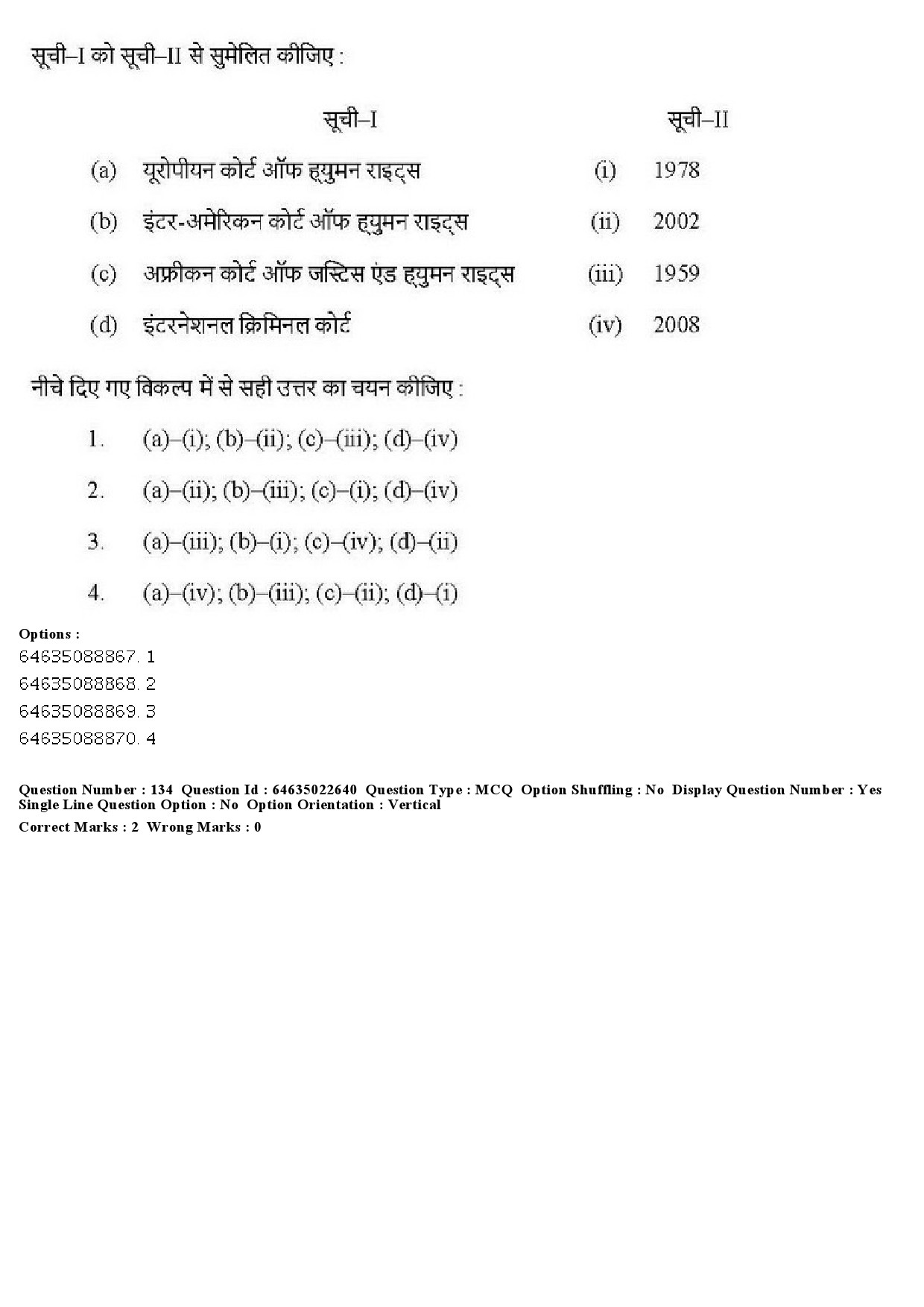 UGC NET Human Rights and Duties Question Paper June 2019 144