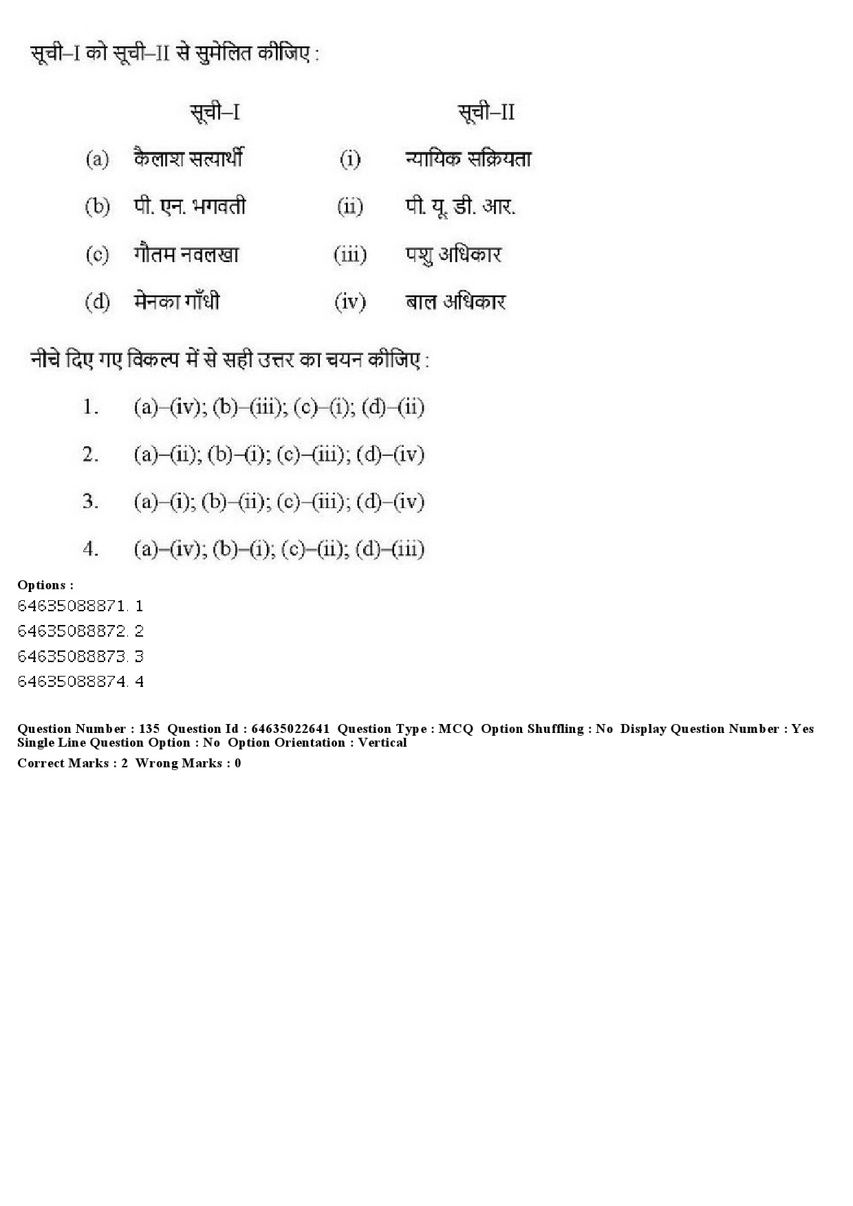 UGC NET Human Rights and Duties Question Paper June 2019 146