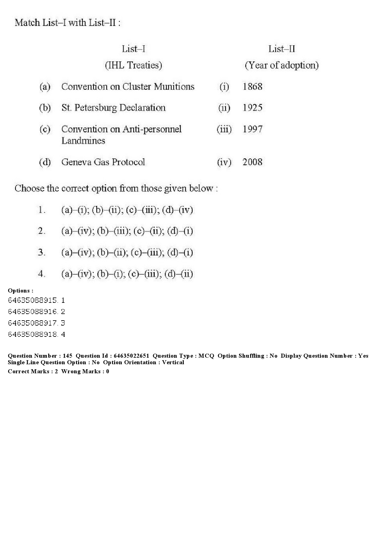 UGC NET Human Rights and Duties Question Paper June 2019 167