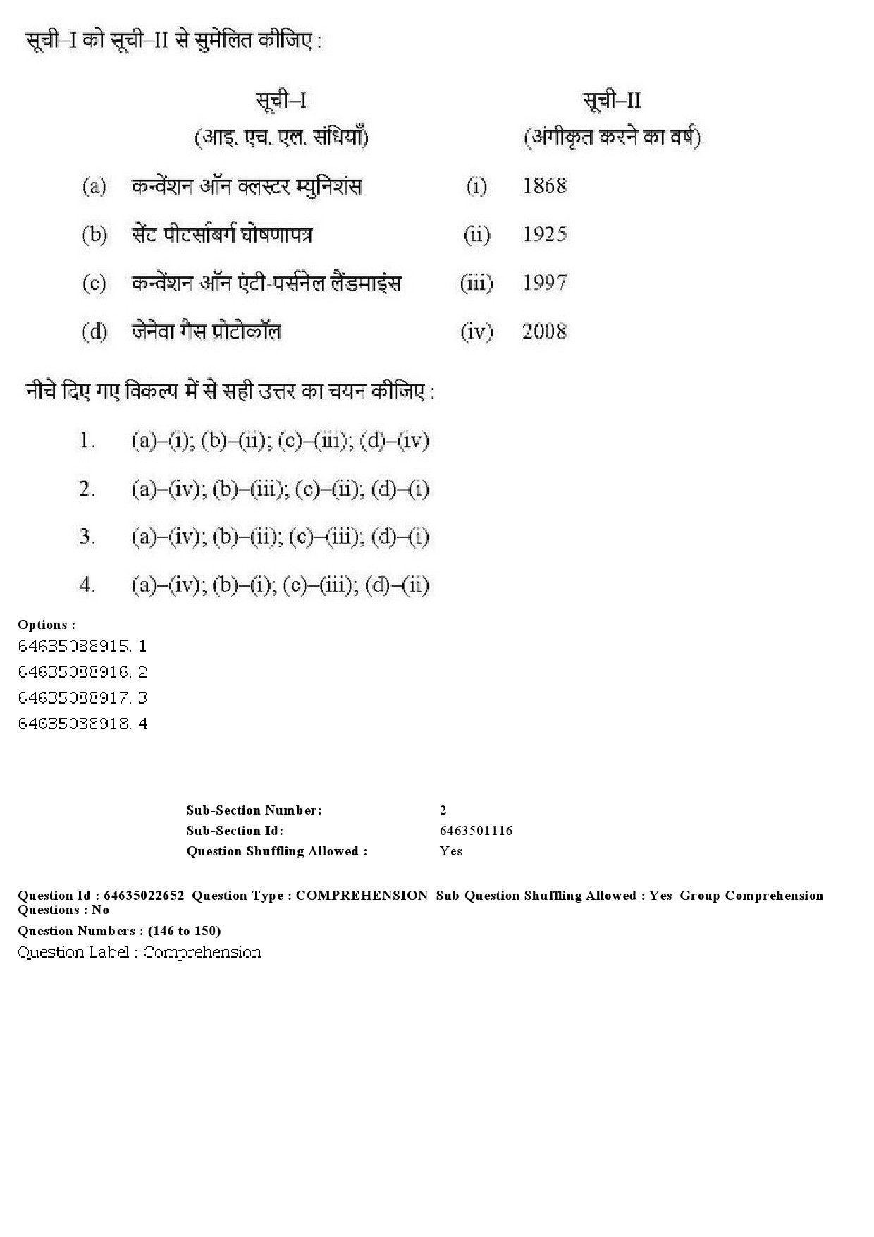 UGC NET Human Rights and Duties Question Paper June 2019 168