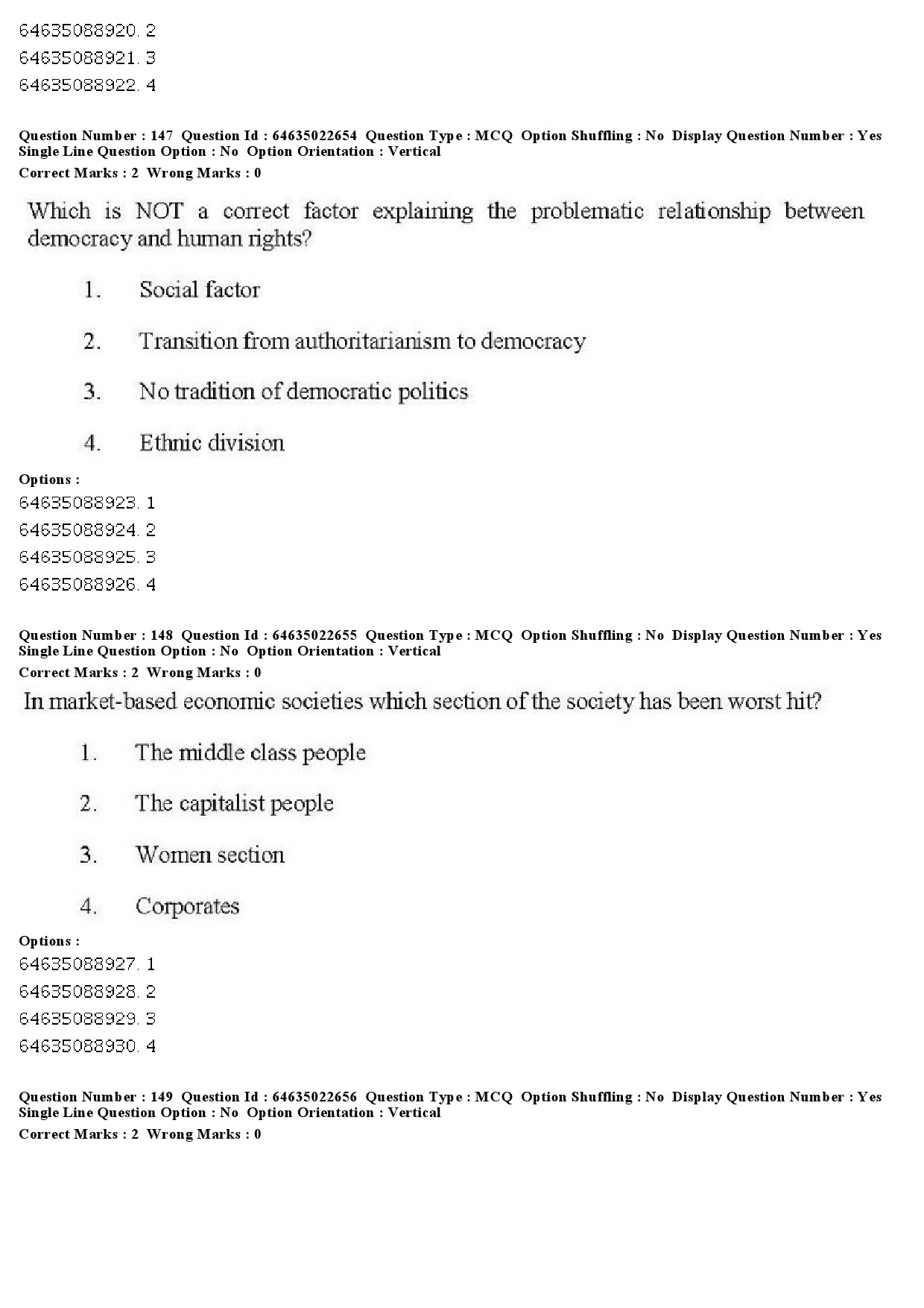 UGC NET Human Rights and Duties Question Paper June 2019 170