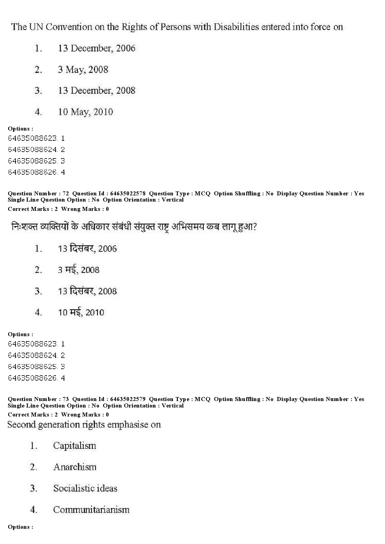 UGC NET Human Rights and Duties Question Paper June 2019 61