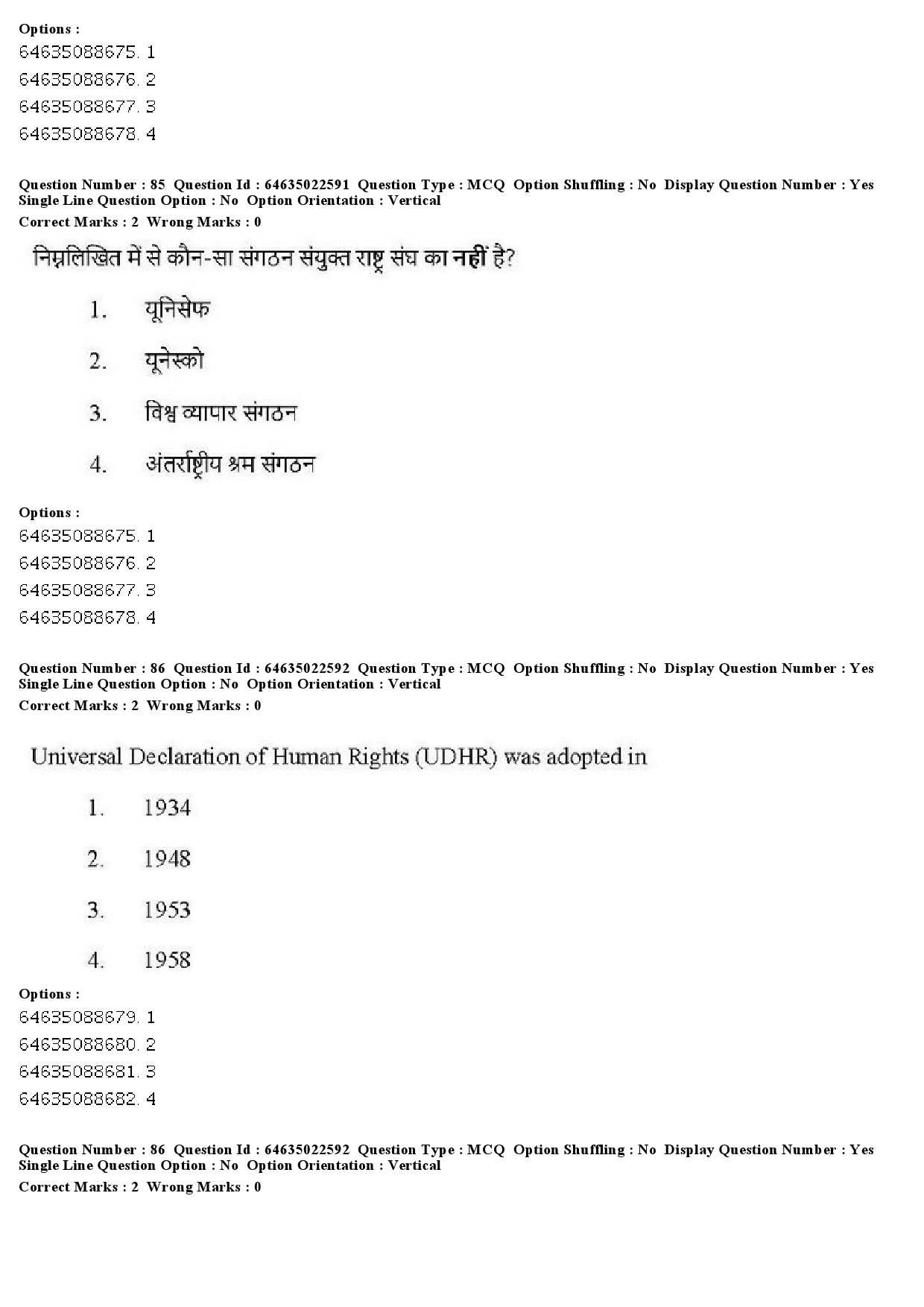 UGC NET Human Rights and Duties Question Paper June 2019 73