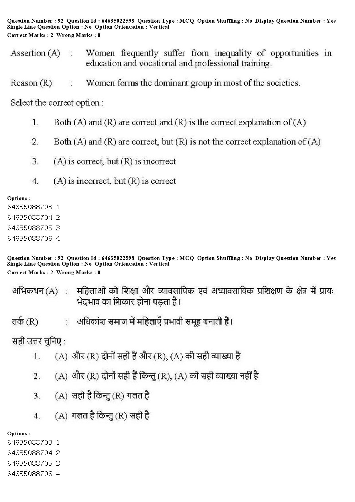 UGC NET Human Rights and Duties Question Paper June 2019 79